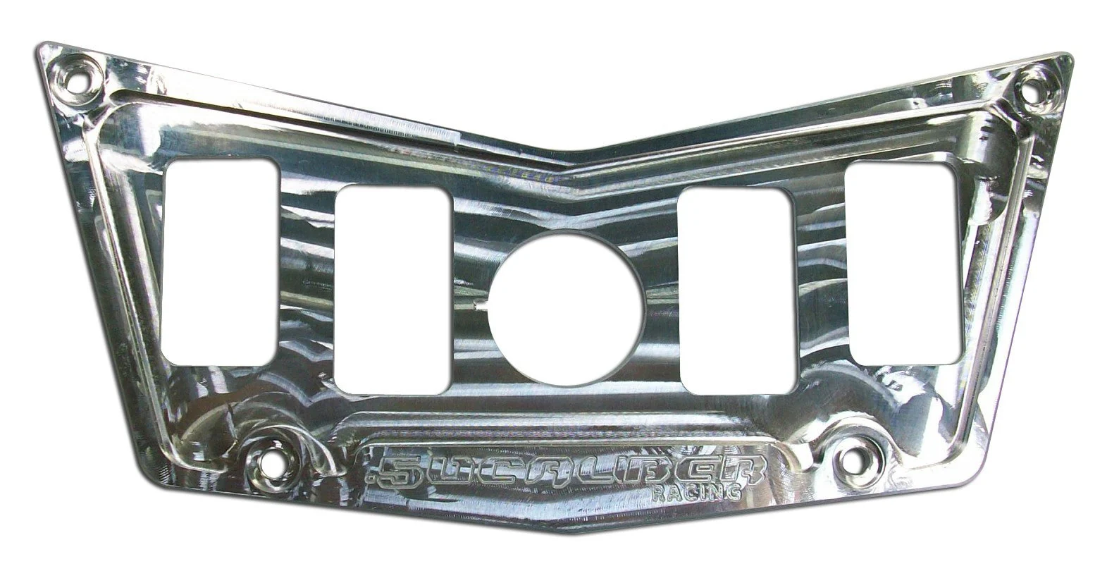 4-Switch Billet Aluminum Dash Panel for Polaris RZR - Image 2