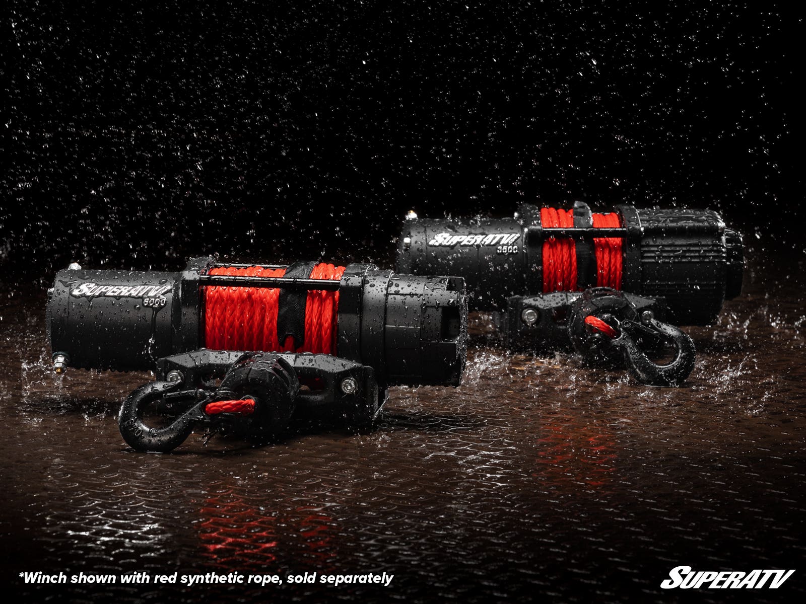 SuperATV 4500 Lb. UTV/ATV Winch - Powerful Recovery + Reliable Performance (2023) - Image 5