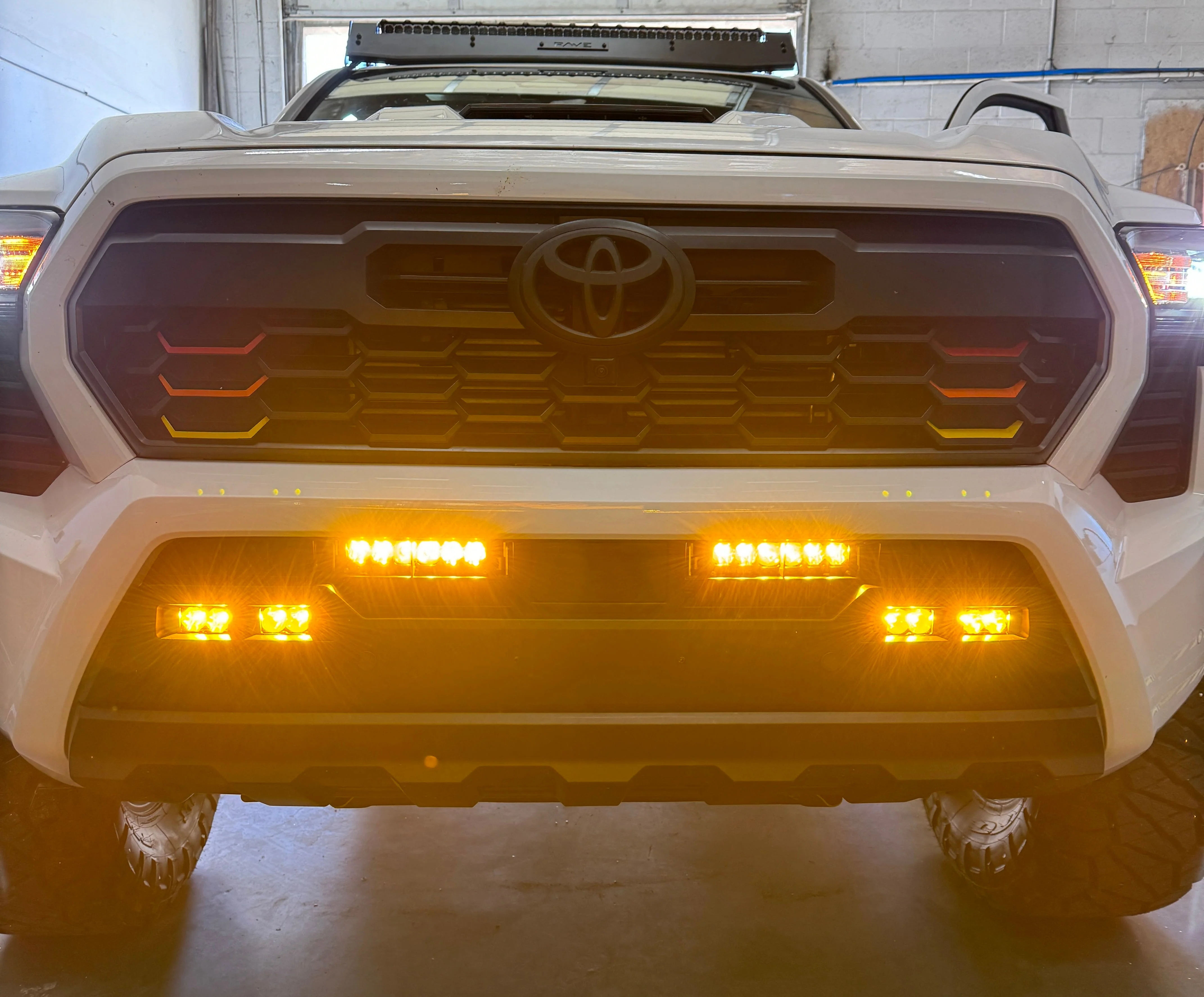 4th gen Toyota Tacoma (2024+) LED Fog Light Kit - Amber Lens (Low Power) - Image 3