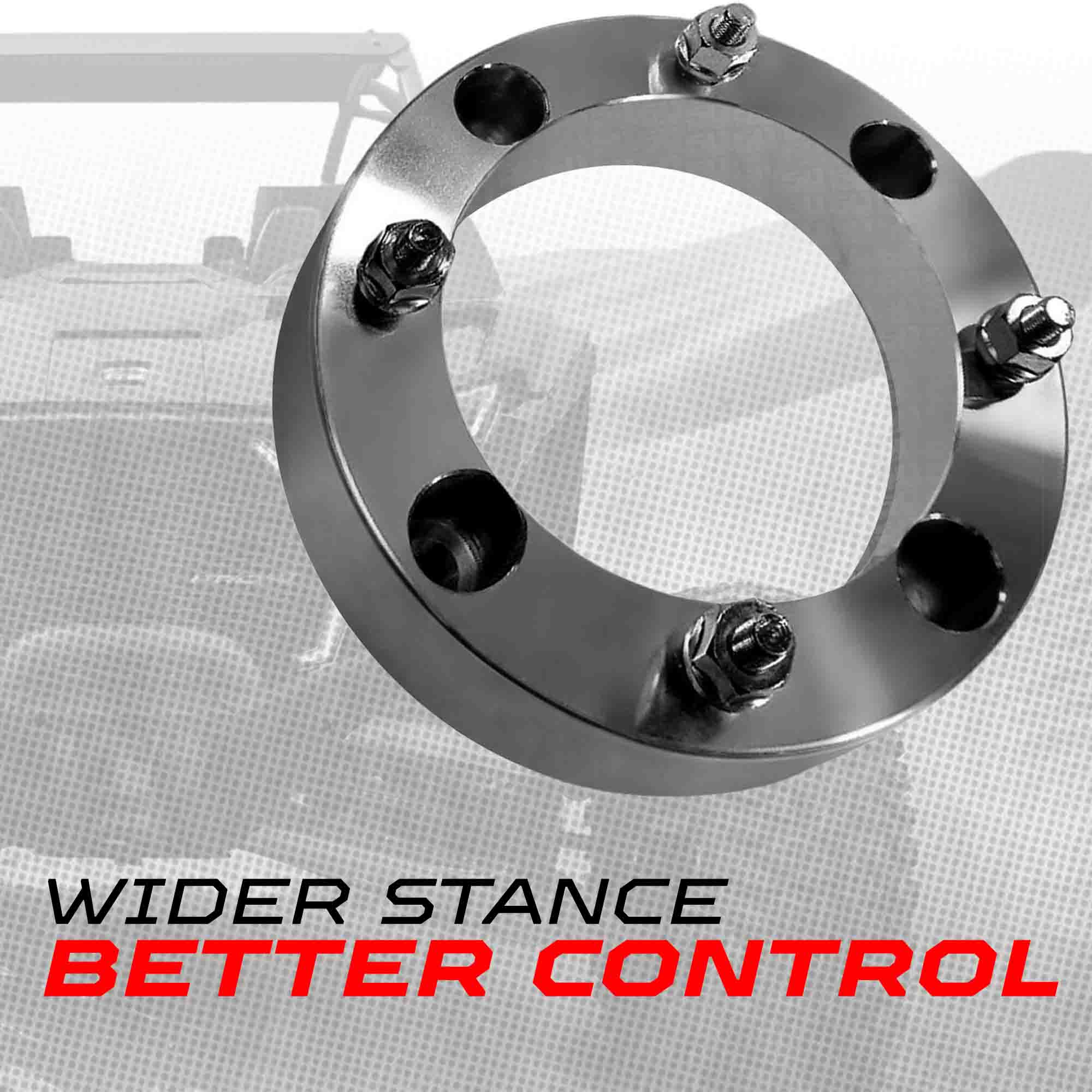 4x110 Wheel Spacer 1" 10x1.25mm Stud - Image 5