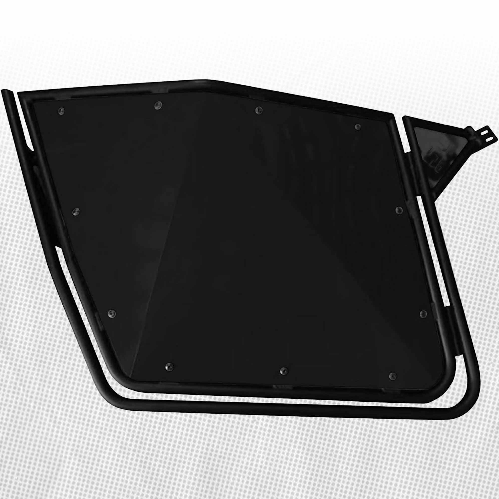 50 Caliber Racing RZR Doors with Slam Latches - Black Panel/Frame