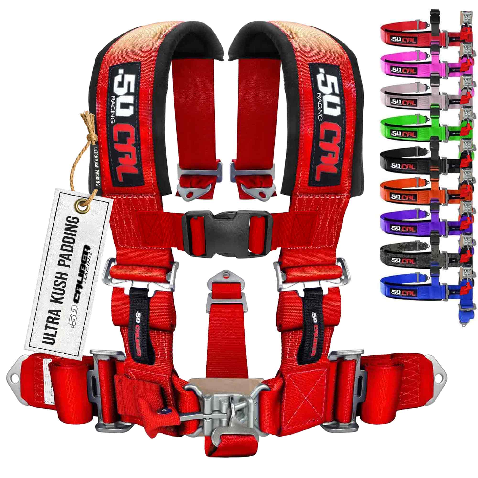 50 Caliber Racing 2" 5-Point UTV Harness with Anti-Submarine Strap - Image 11