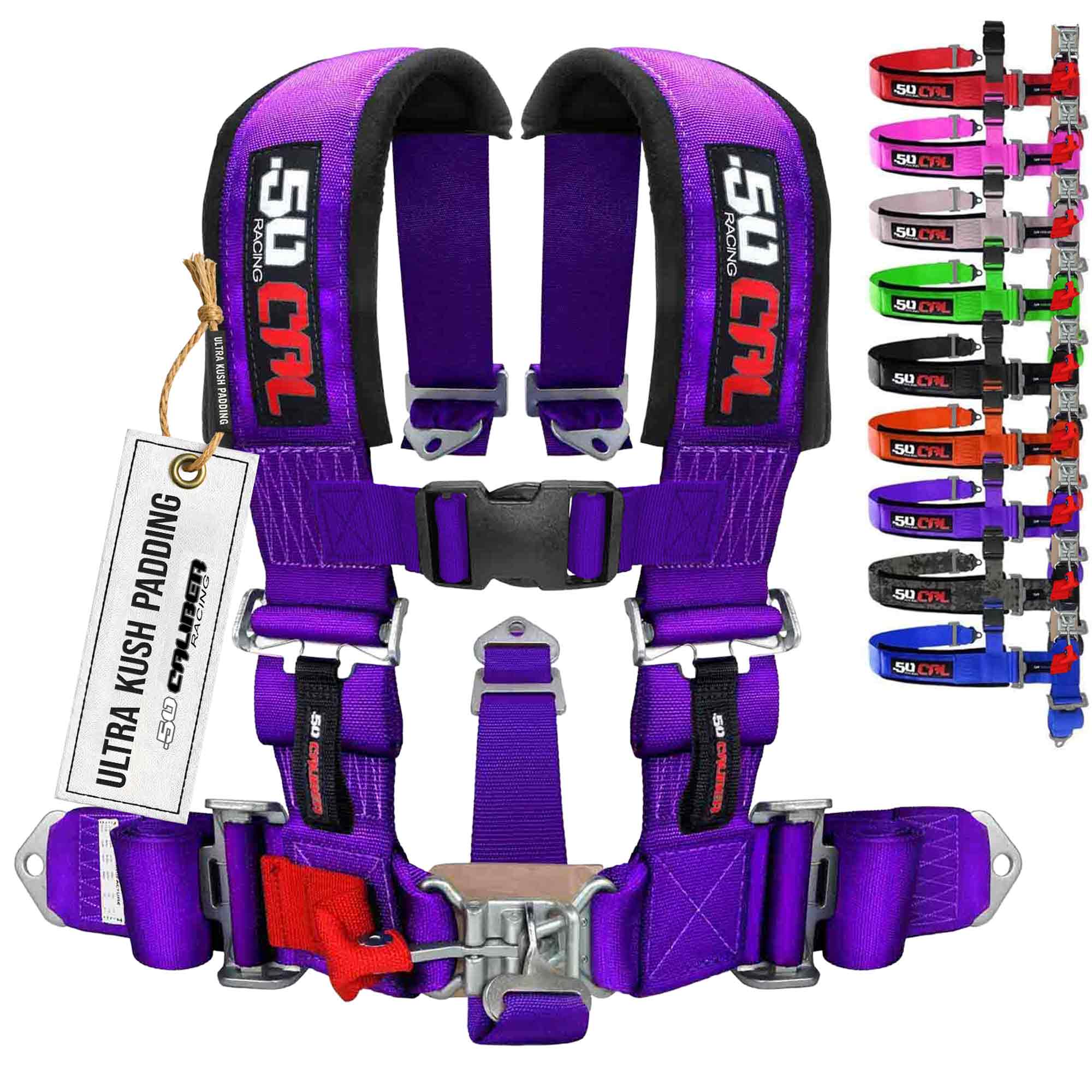 50 Caliber Racing 2" 5-Point UTV Harness with Anti-Submarine Strap - Image 16