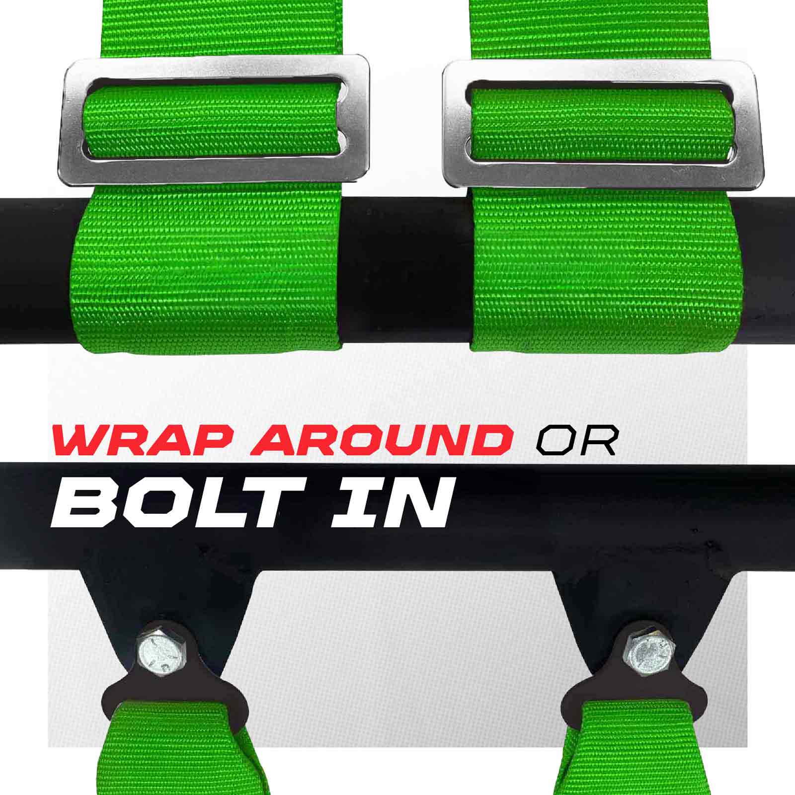 50 Caliber Racing 2" 5-Point UTV Harness with Anti-Submarine Strap - Image 25
