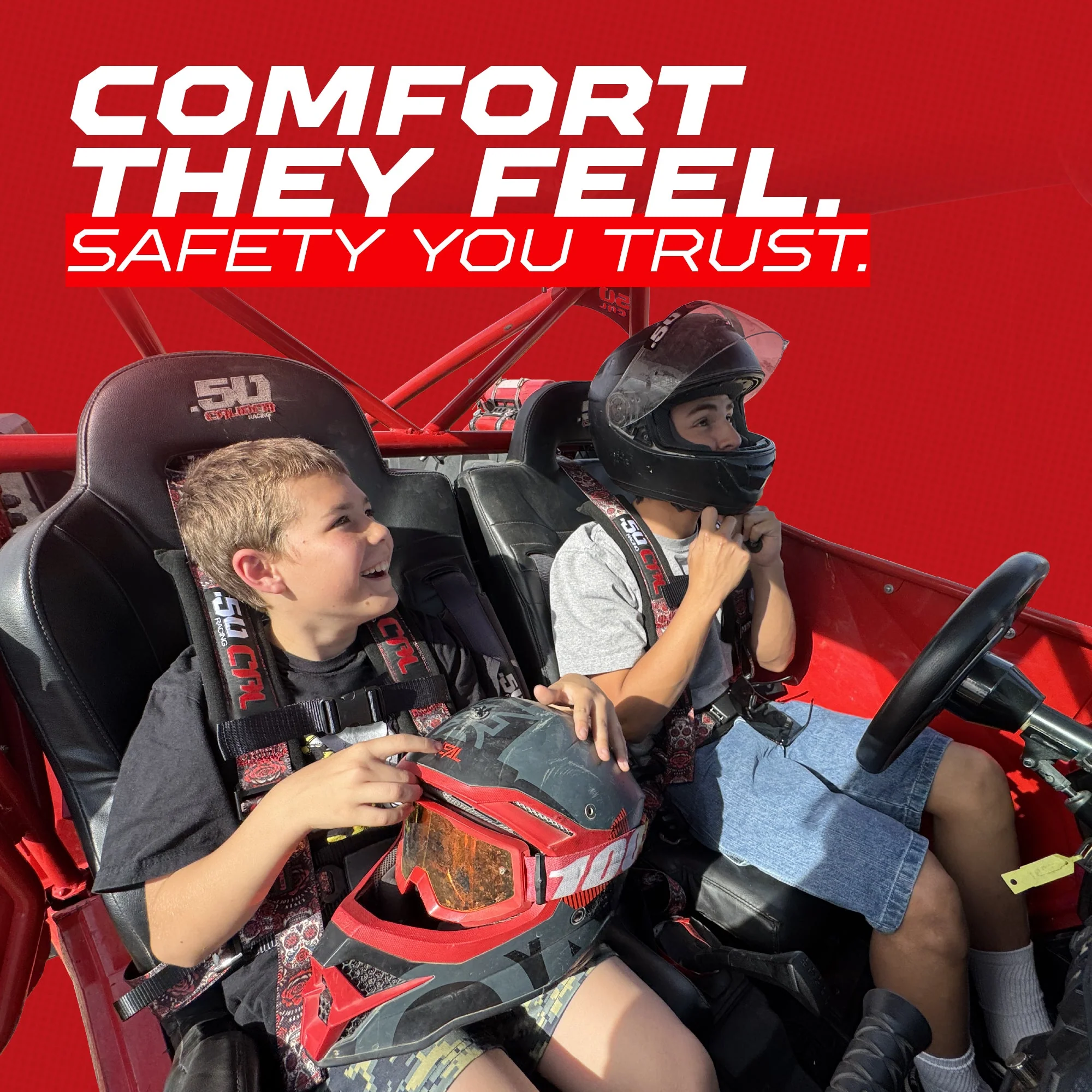 50 Caliber Racing 2" 5-Point UTV Harness with Anti-Submarine Strap - Image 48