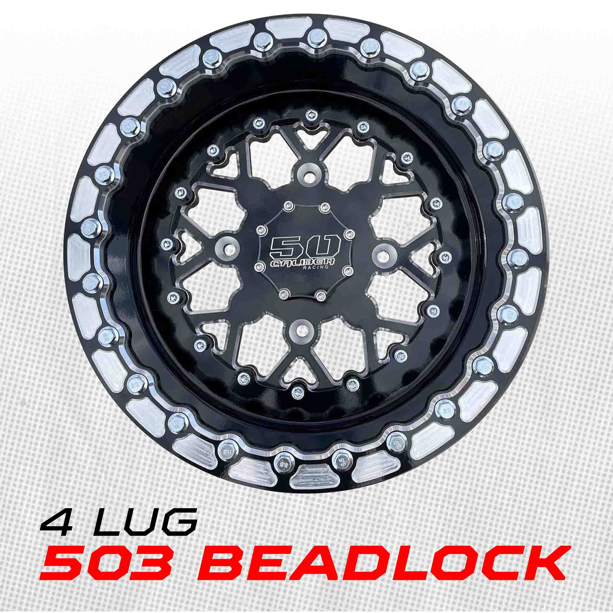 503 Billet Aluminum Beadlock Wheel - Black - Image 3