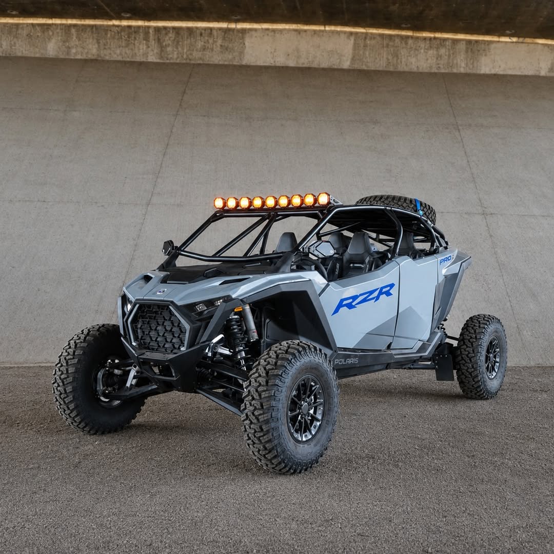 7 Light U-Con Interlocking Off Road LED Pod With Amber or White DRL Running Light - Image 11