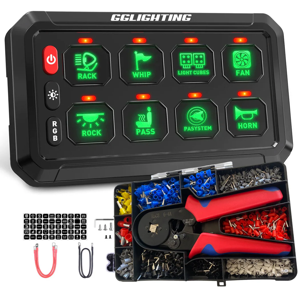 8-Gang Switch Panel With RGB And Remote Control Bluetooth App - Image 22