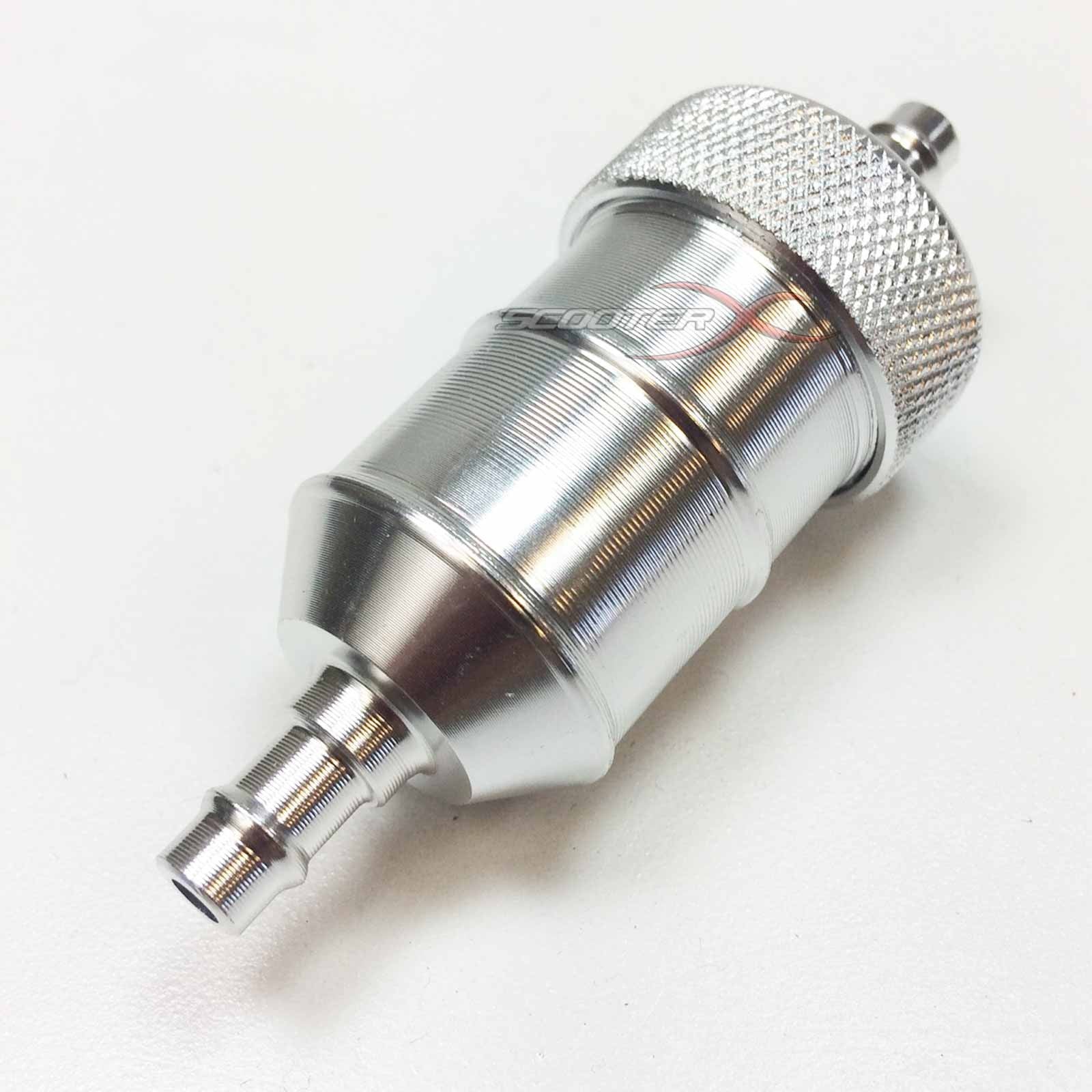 Aluminum Inline Fuel Filter 1/4" Flanges - Image 15