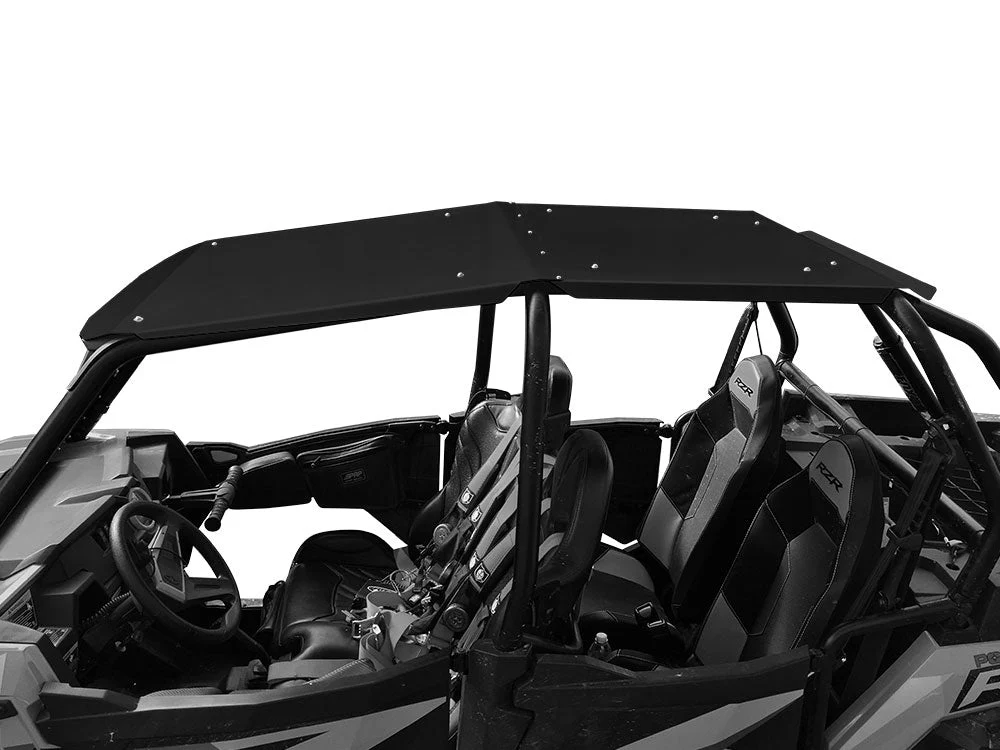 Aluminum Roof for RZR 4 Seat - Low Profile Design + Rear Passenger Protection (2015-2023)