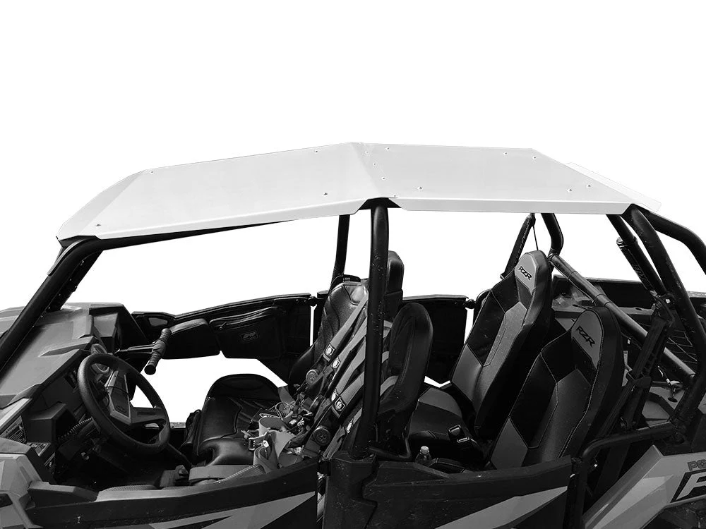 Aluminum Roof for RZR 4 Seat - Low Profile Design + Rear Passenger Protection (2015-2023) - Image 2