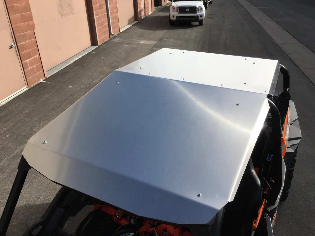 Aluminum Roof for RZR 4 Seat - Low Profile Design + Rear Passenger Protection (2015-2023) - Image 3