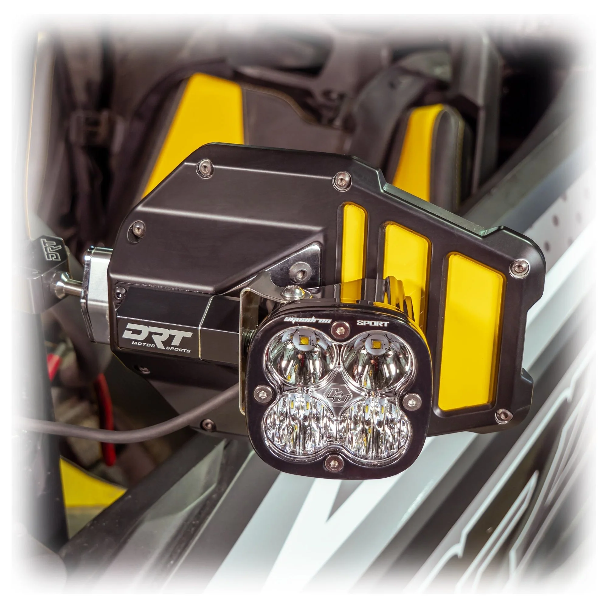 DRT Motorsports Aluminum Tactical Mirror Light Bracket Kit - Image 10
