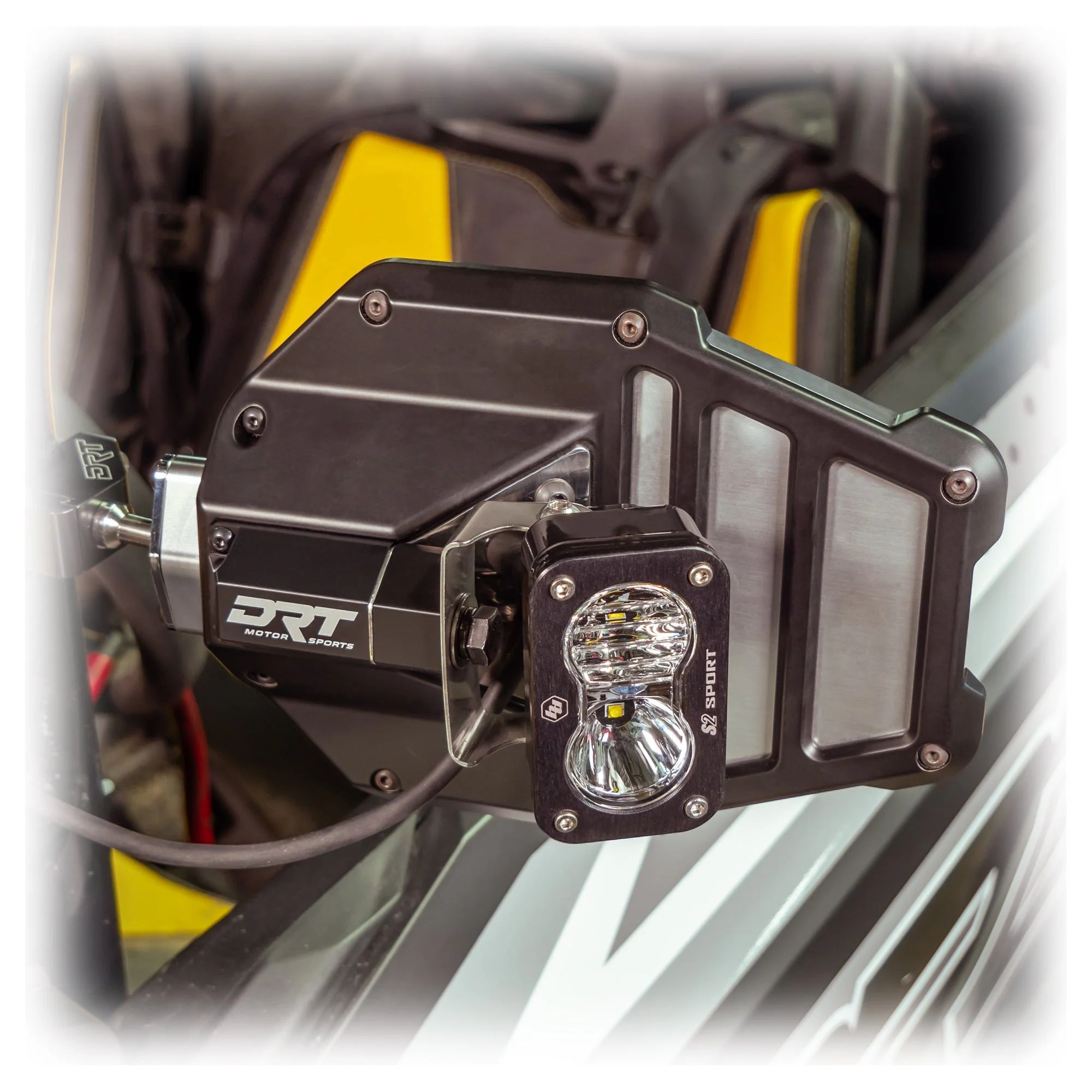 DRT Motorsports Aluminum Tactical Mirror Light Bracket Kit - Image 11