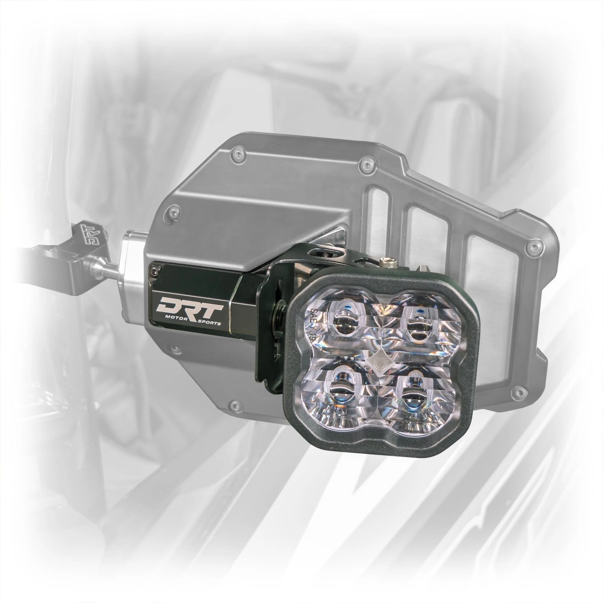 DRT Motorsports Aluminum Tactical Mirror Light Bracket Kit - Image 7