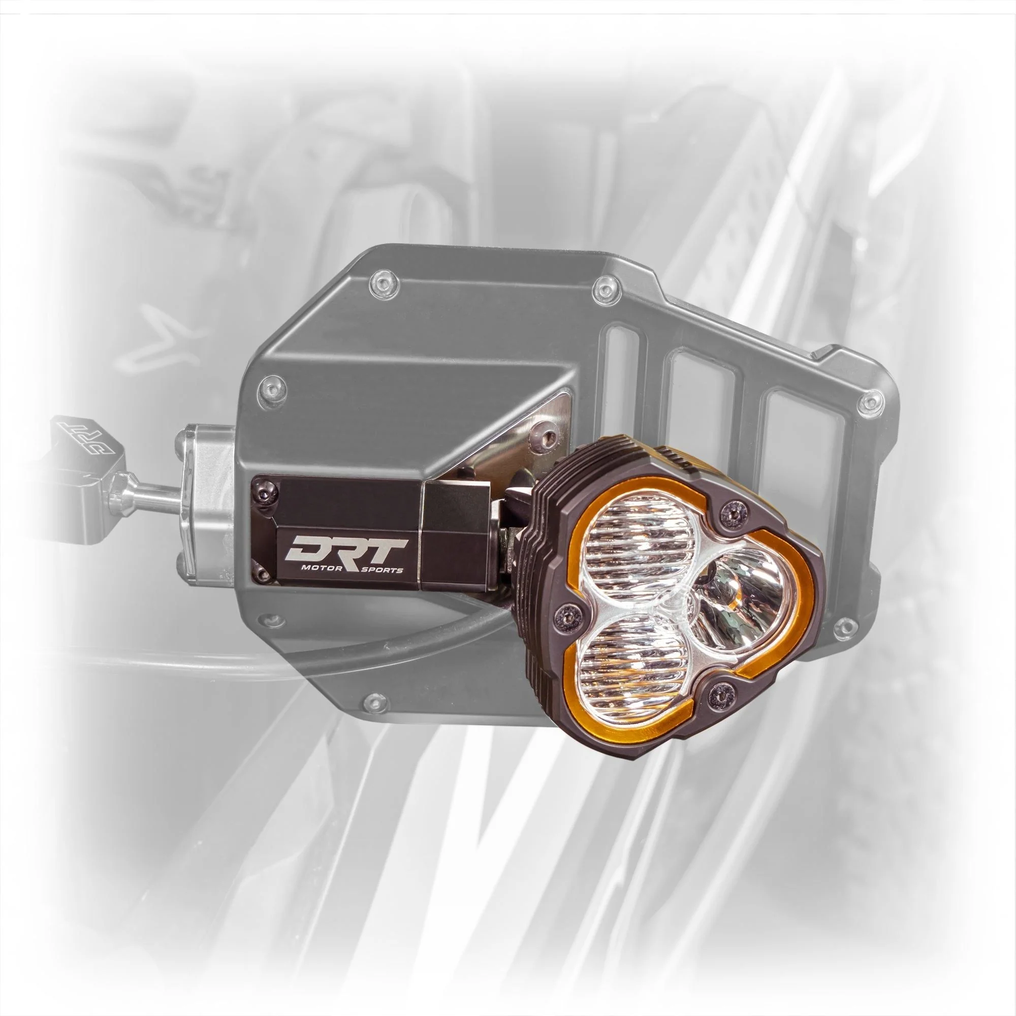 DRT Motorsports Aluminum Tactical Mirror Light Bracket Kit - Image 8