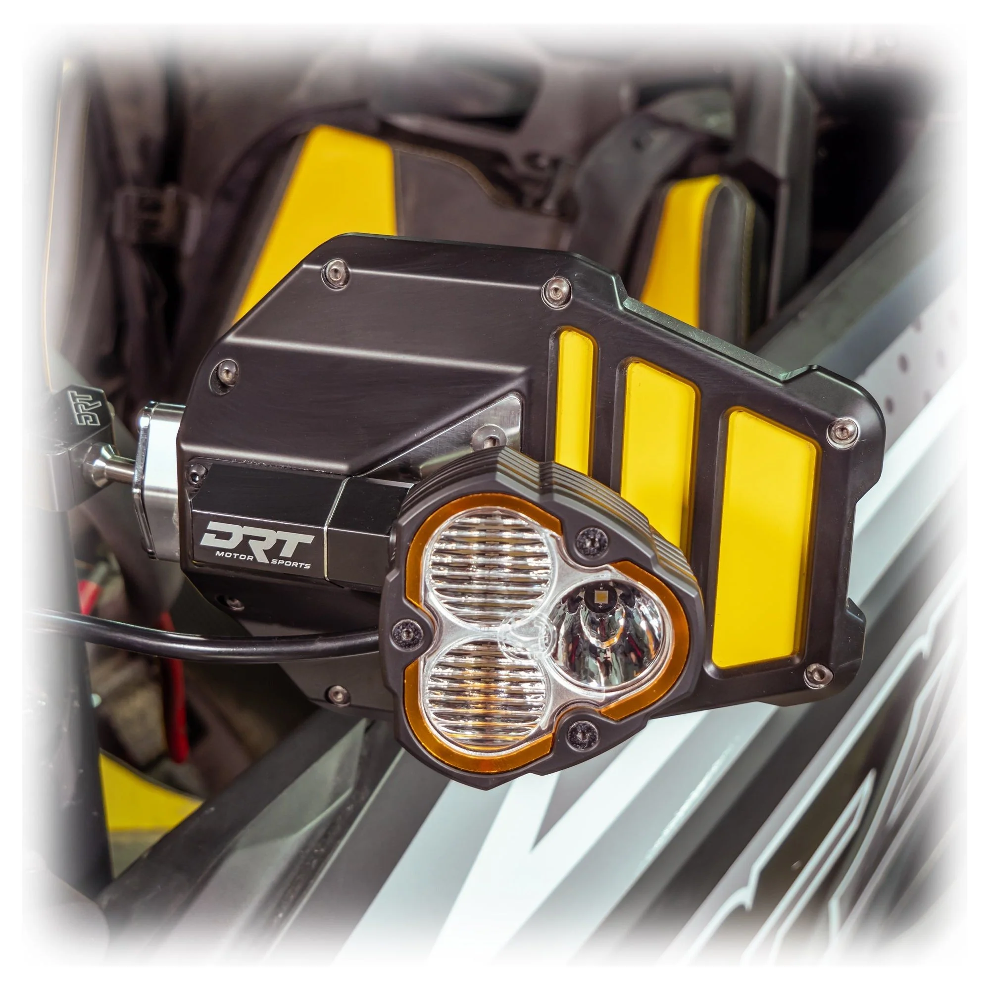 DRT Motorsports Aluminum Tactical Mirror Light Bracket Kit - Image 9