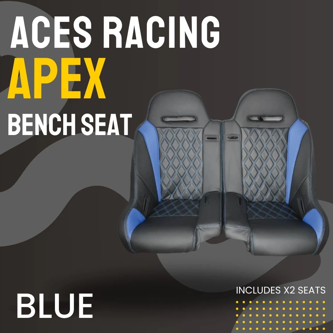 Aces Racing Apex Front/Rear Split UTV Bench Seat - Image 10