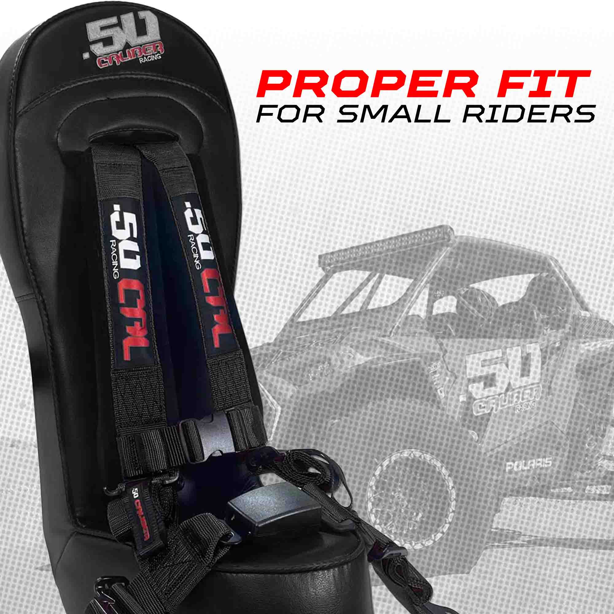 Arctic Cat Wildcat Middle Bump Seat with Harness - Image 3