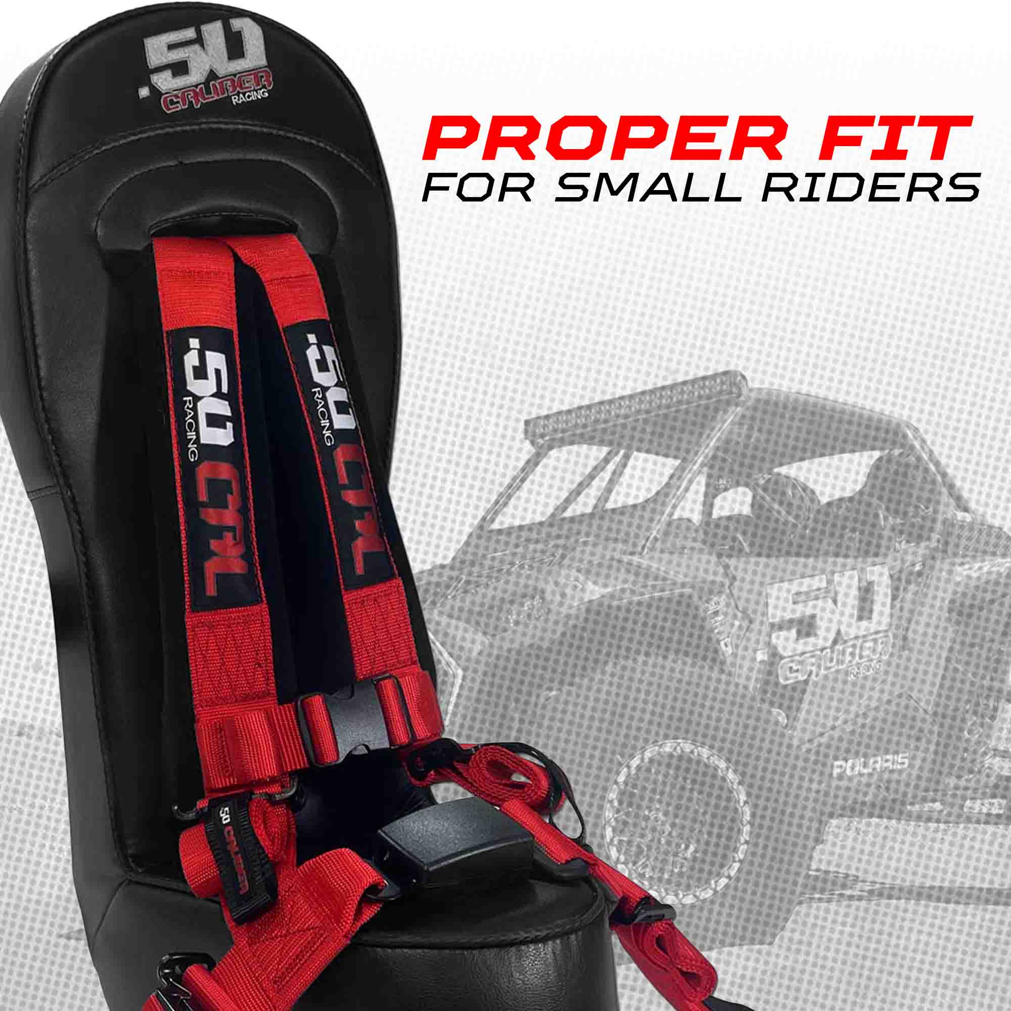 Arctic Cat Wildcat Middle Bump Seat with Harness - Image 31