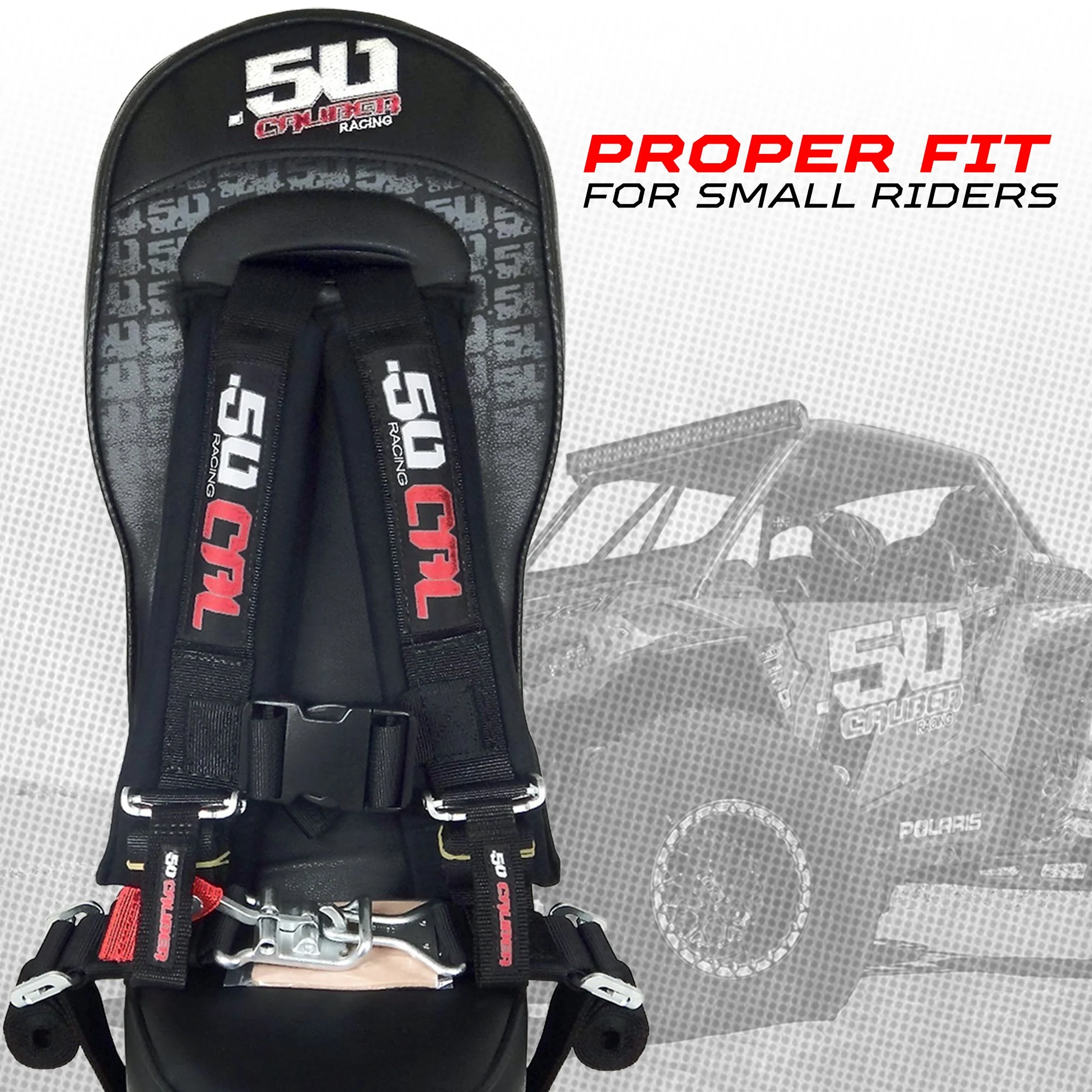 Arctic Cat Wildcat Middle Bump Seat with Harness - Image 4