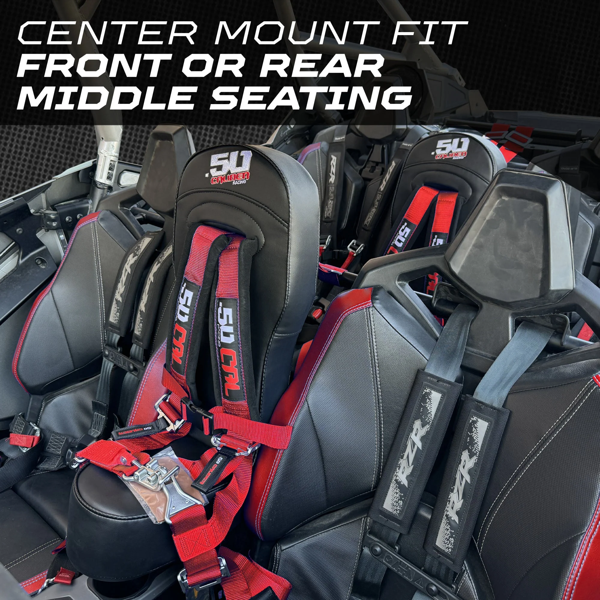 Arctic Cat Wildcat Middle Bump Seat with Harness - Image 42