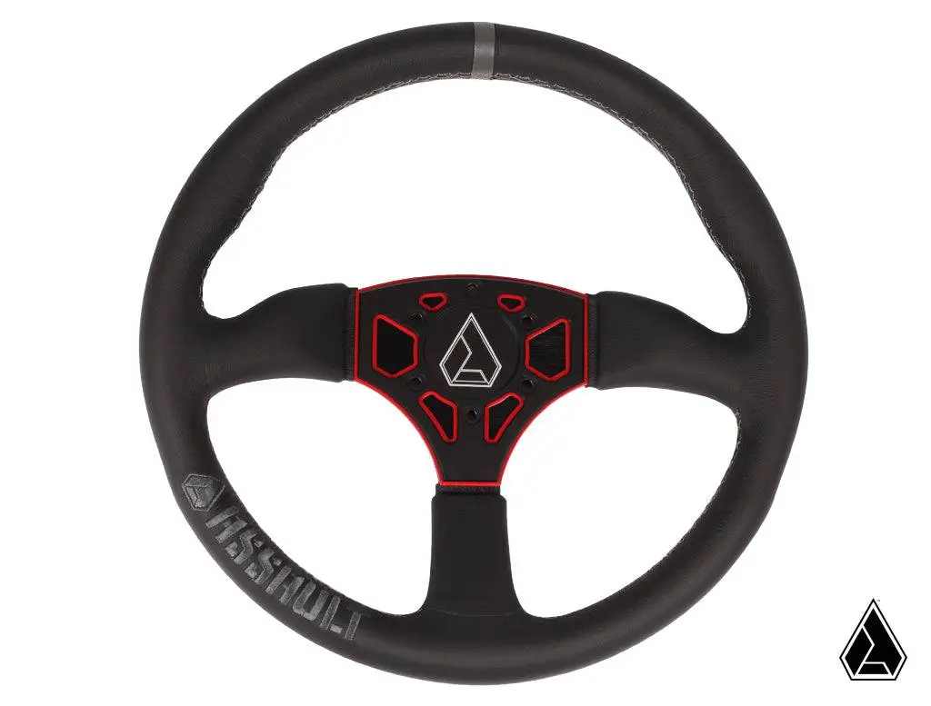 Assault Industries 350R Leather UTV Steering Wheel - Improved Grip + Rugged Design (2024) - Image 3