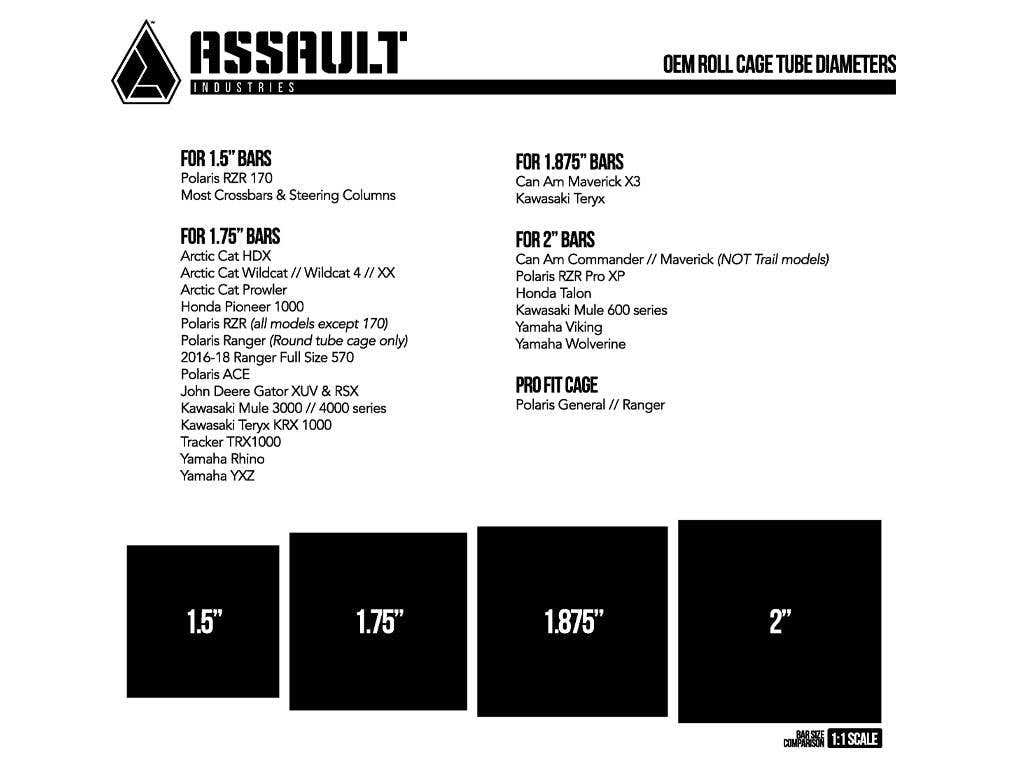 Assault Industries B2C Convex Side Mirrors - Improved View + Lightweight Design - Image 8