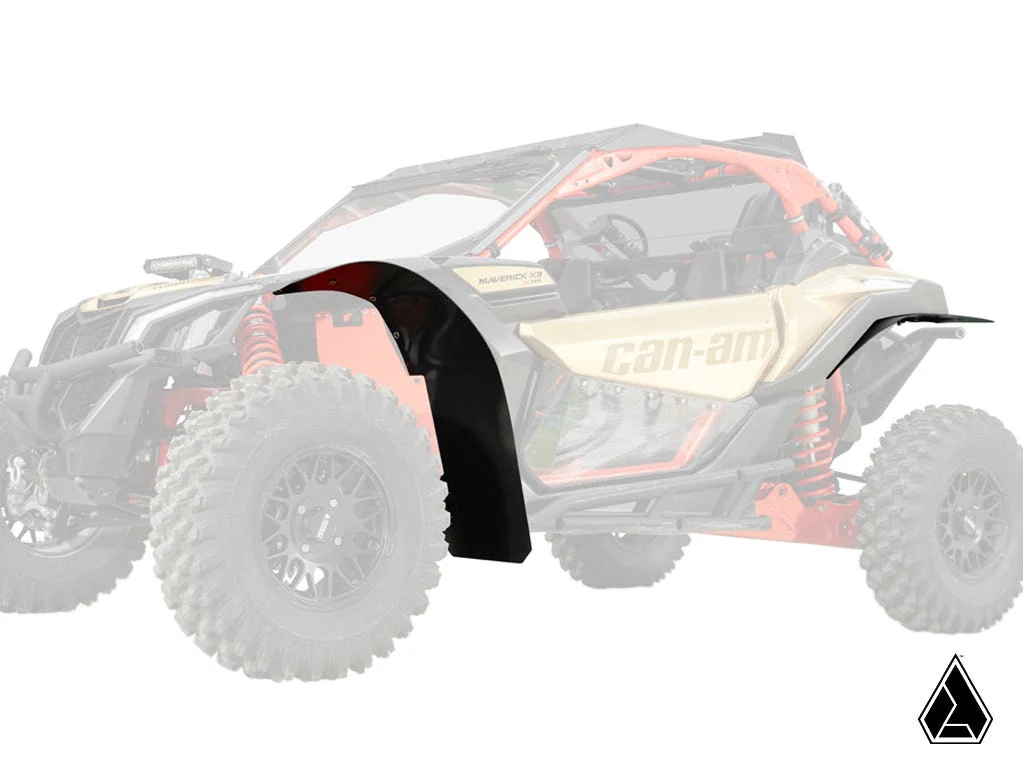 Assault Industries Low-Profile Fender Flares for Can-Am Maverick X3 - Ultimate Trail Protection + Sleek Design (2022+)