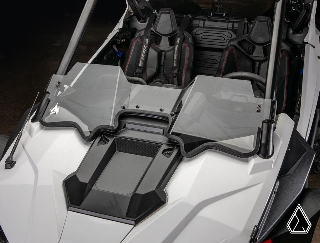 Assault Industries Polaris RZR Turbo R Half Windshield - Reduces Airflow + Scratch Resistant (2022-2024) - Image 5