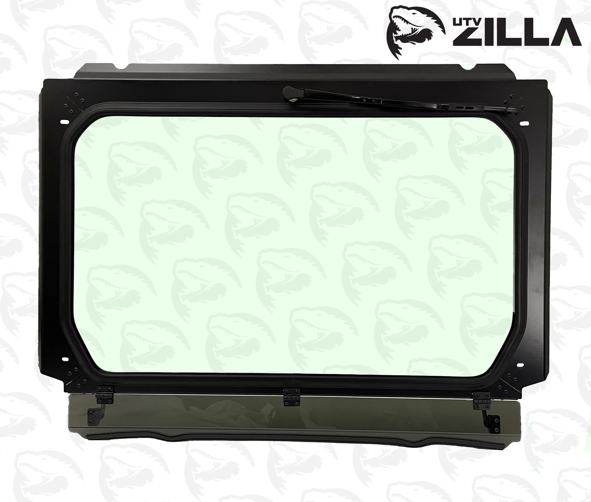 Black Vented Glass Windshield for RZR PRO/TURBO R - Safety + Durability (2020-2024)