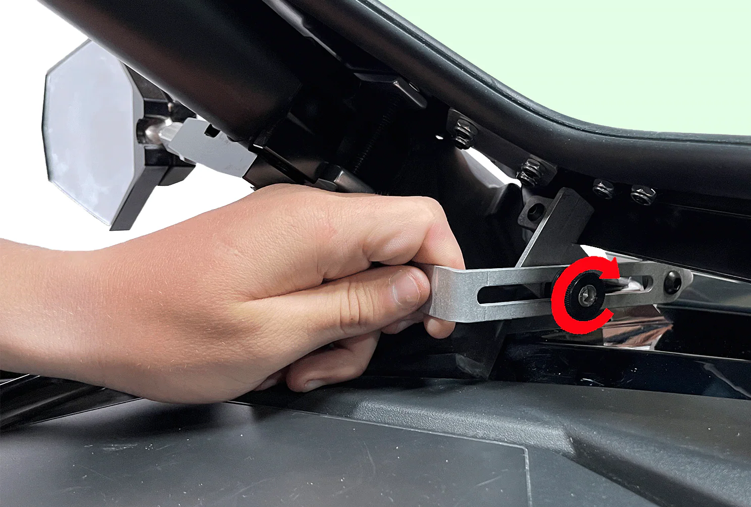Black Vented Glass Windshield for RZR PRO/TURBO R - Safety + Durability (2020-2024) - Image 6