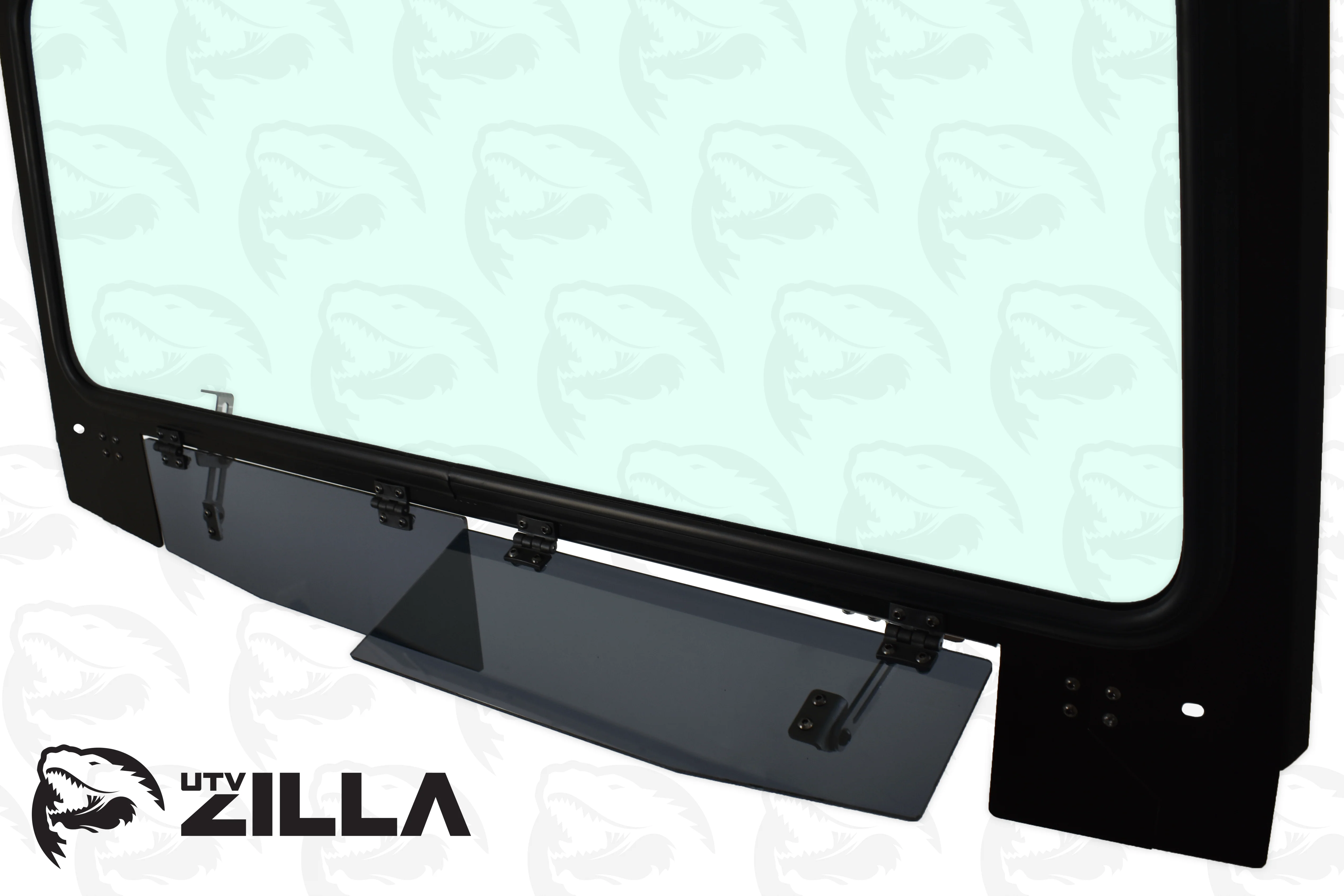 Black Vented KRX Full Glass Windshield with Wiper - Increased Visibility + Ventilation (2020-2026) - Image 6