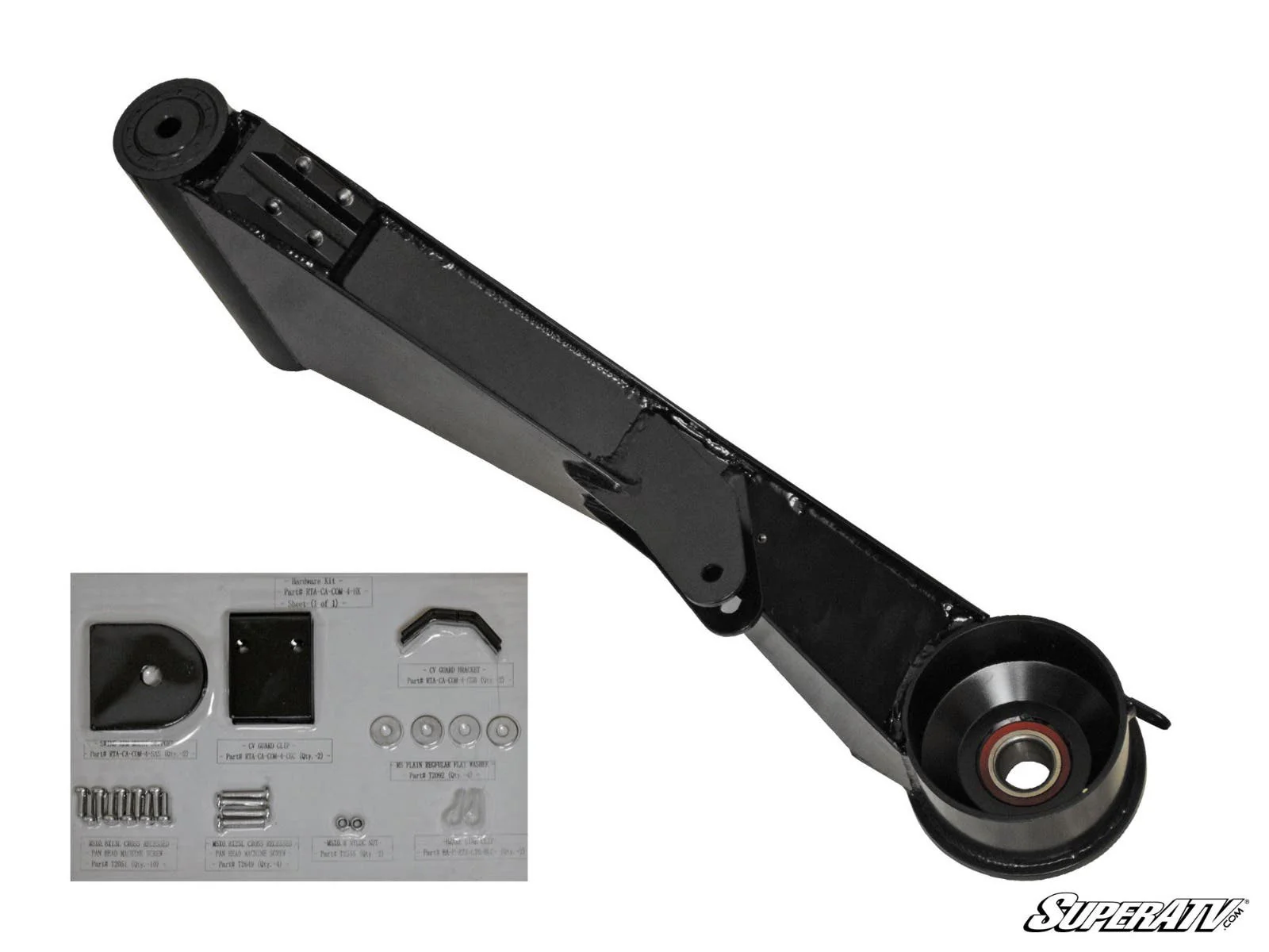 SuperATV Can-Am Commander Extended Rear Trailing Arms - +4" Wheelbase + Heavy-Duty Construction (2011-2020) - Image 6