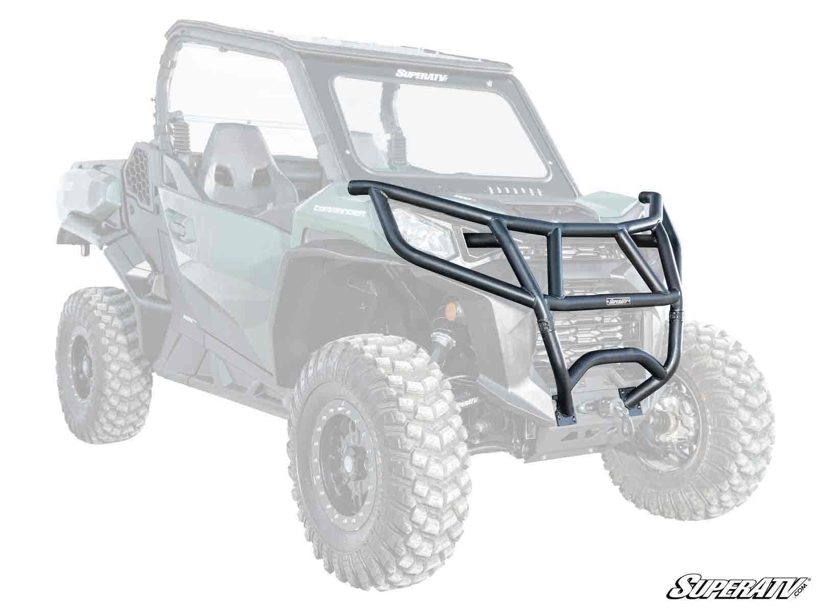 SuperATV Can-Am Commander Front Bumper - Ultimate Protection + Stylish Design (2021+)