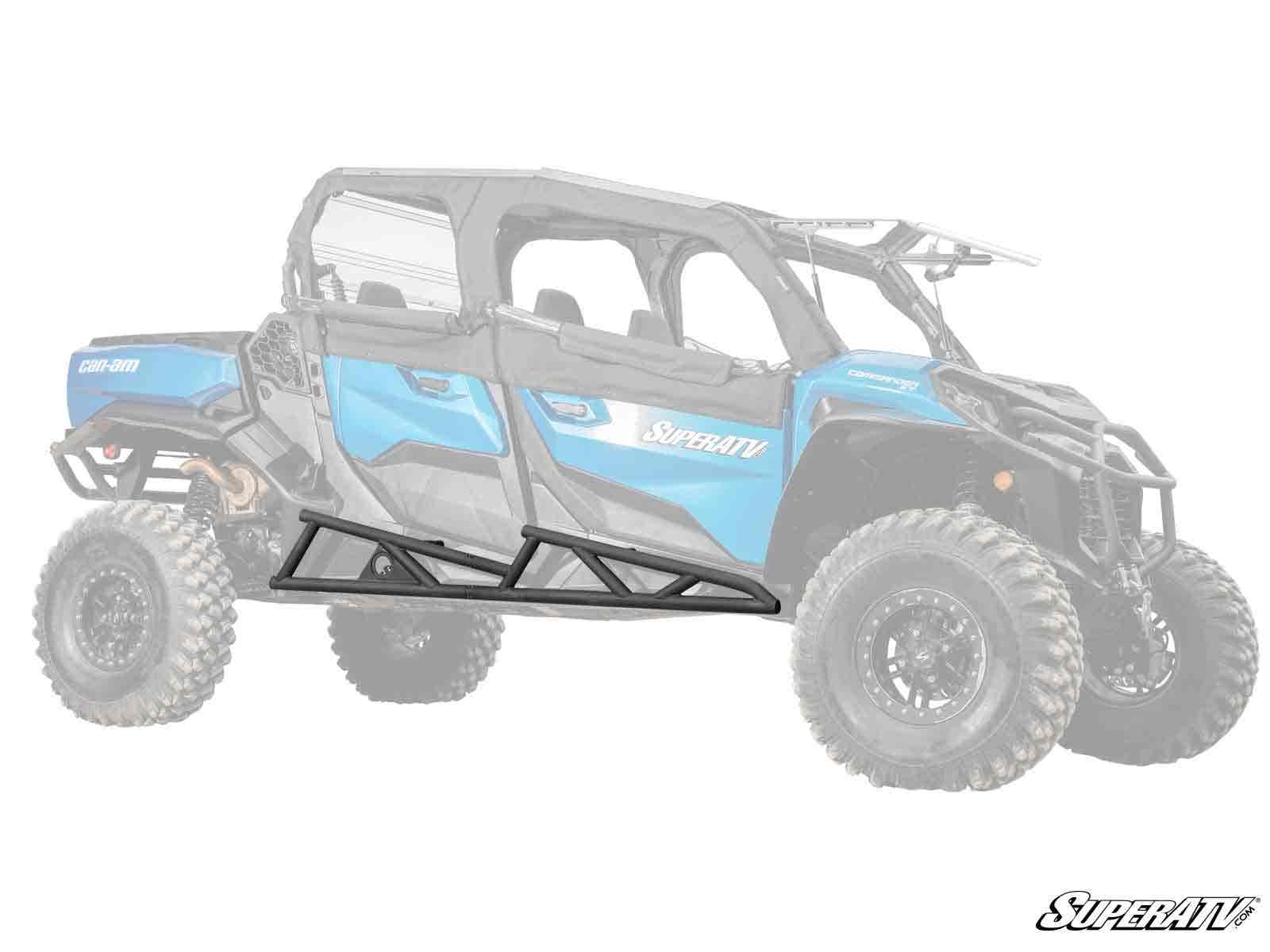 SuperATV Can-Am Commander Max 1000 Heavy-Duty Nerf Bars - Superior Protection + Rugged Durability (2021+)