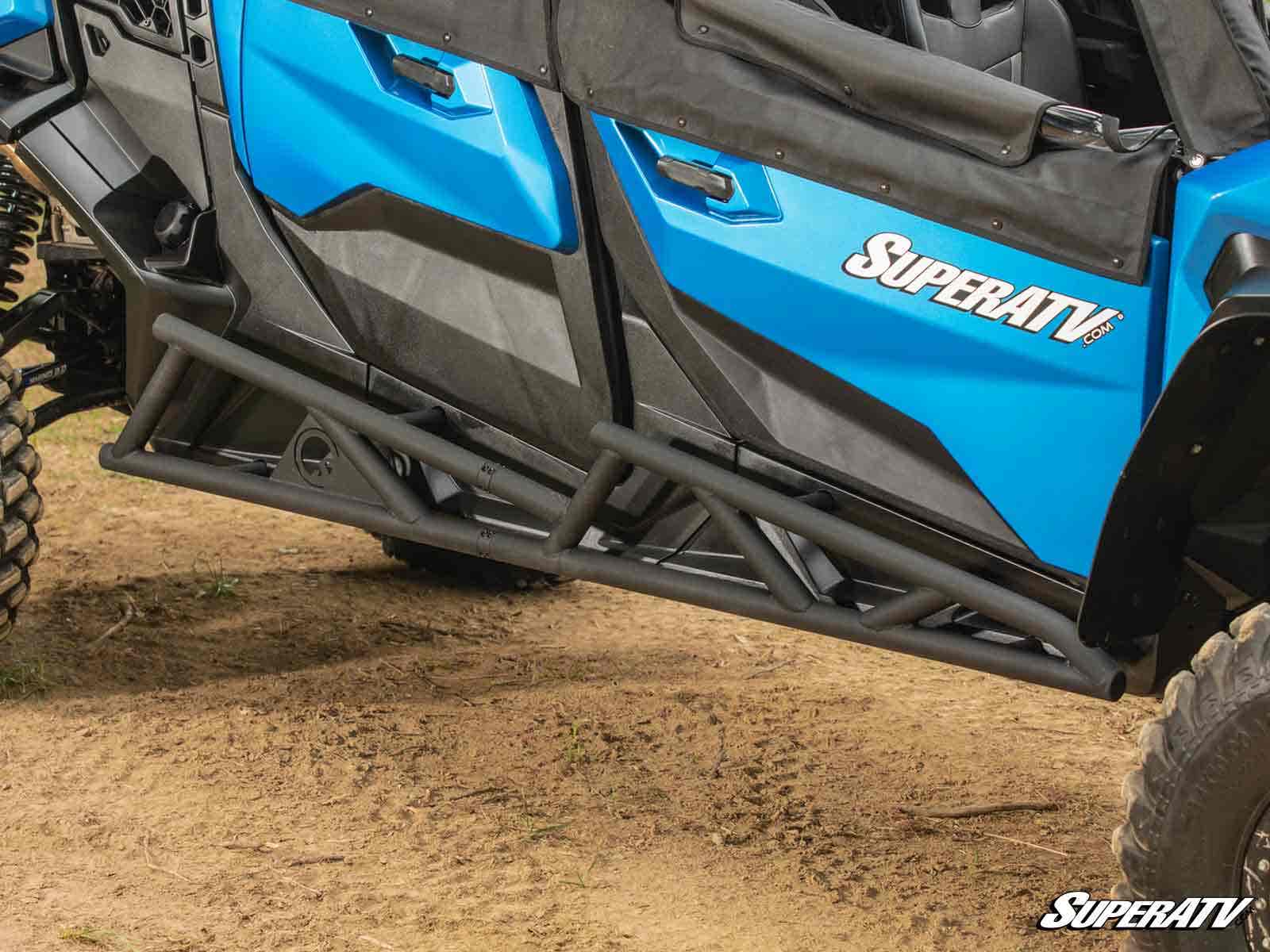 SuperATV Can-Am Commander Max 1000 Heavy-Duty Nerf Bars - Superior Protection + Rugged Durability (2021+) - Image 3
