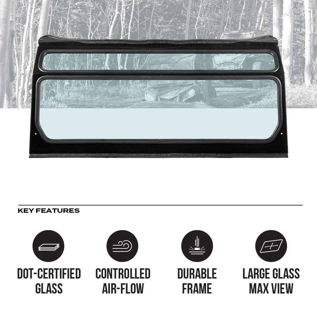 Can-Am Commander Tinted Rear Windshield - Image 2