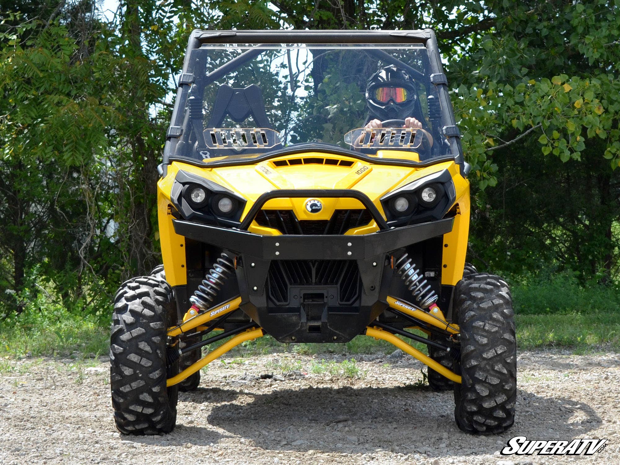 SuperATV Can-Am Commander Vented Full Windshield - Adjustable Ventilation + Superior Durability (2022+) - Image 7
