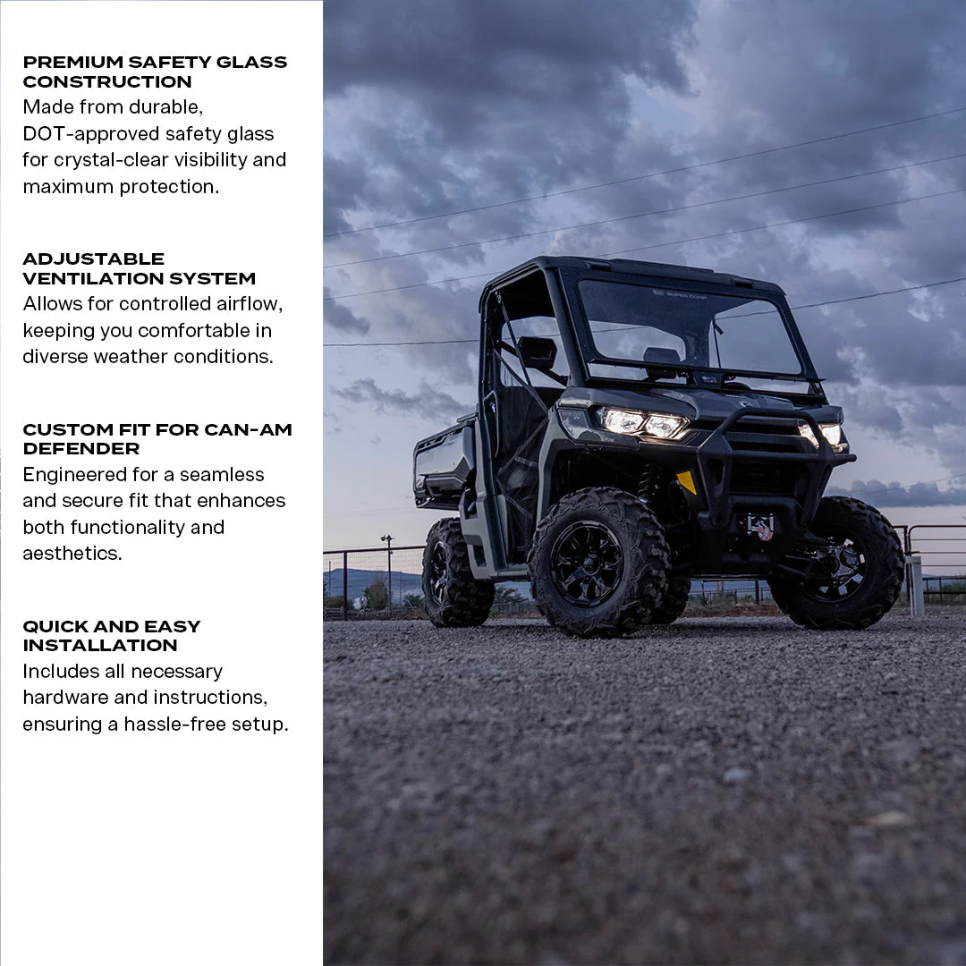 Can-Am Defender Front Windshield - Image 3