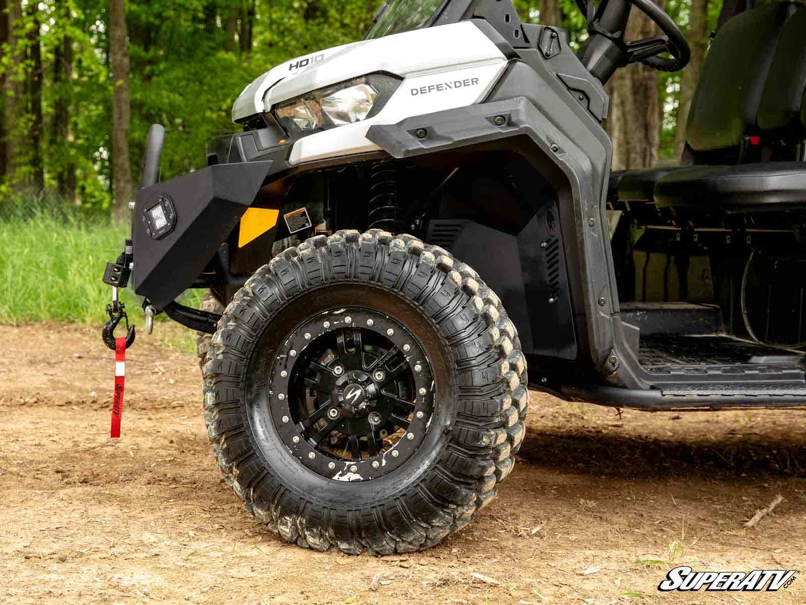 SuperATV Can-Am Defender HD10 Inner Fender Guards - Heavy-Duty Protection + Easy Install (2016+) - Image 4