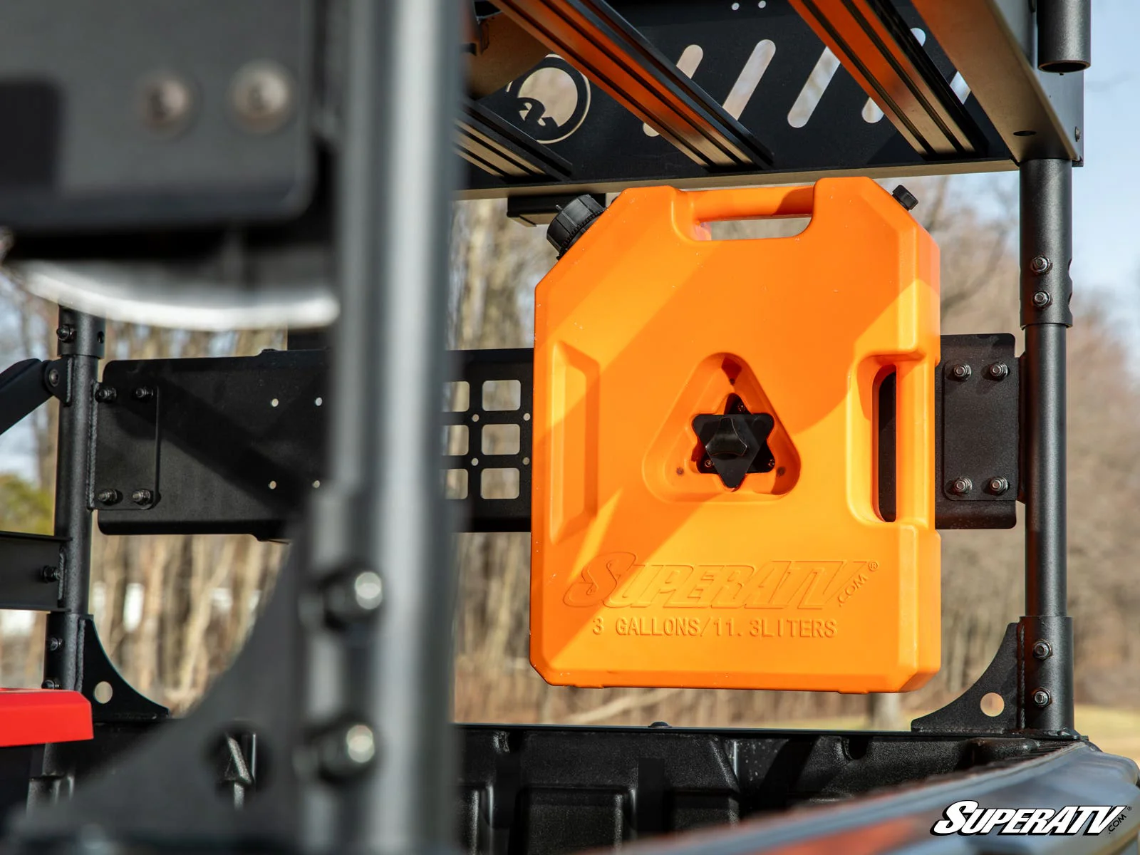 SuperATV Can-Am Defender MAX Outfitter Bed Rack - Versatile Storage + Durable Build (2017+) - Image 5