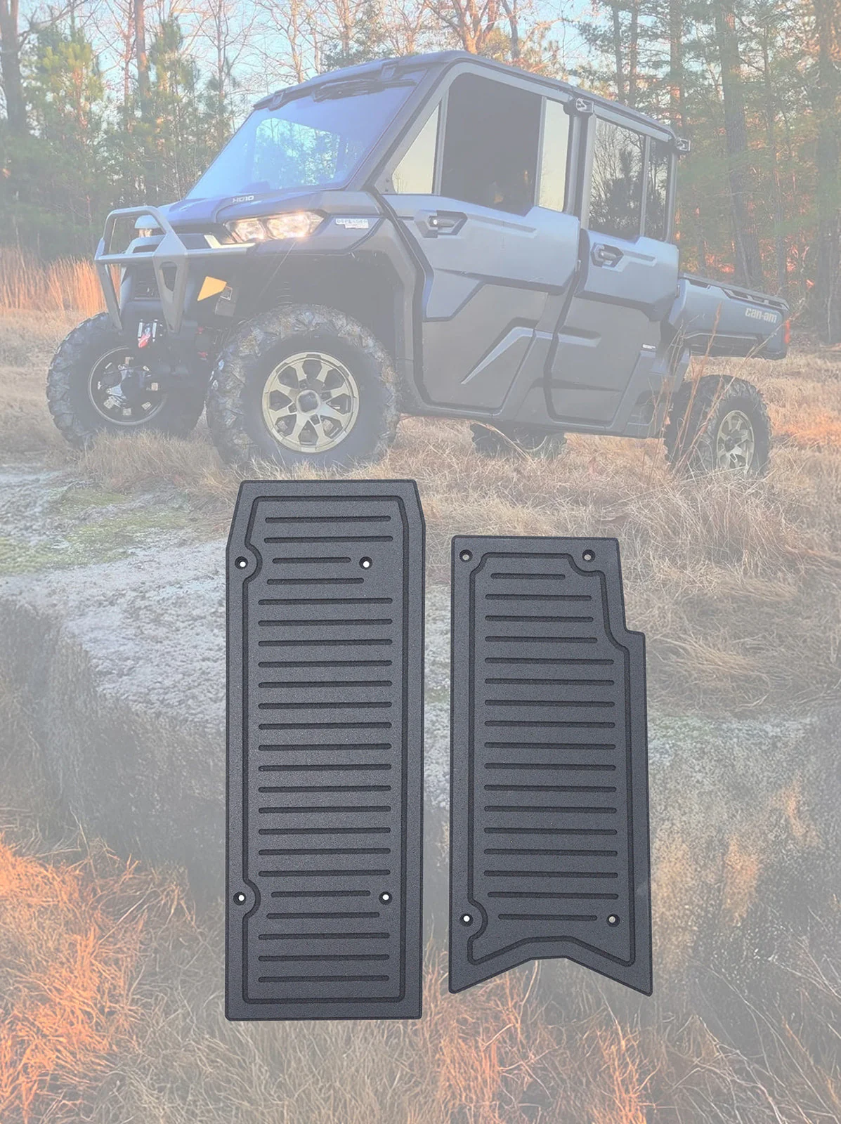 Can-Am Defender HD11 Rubber Floor Mats - Custom CNC Cut + 100% USA Made (2026+) - Image 10