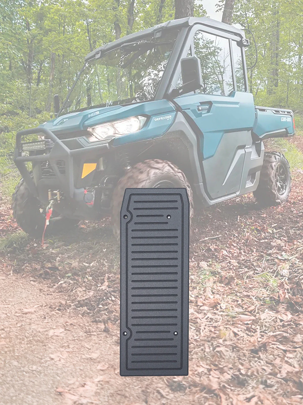 Can-Am Defender HD11 Rubber Floor Mats - Custom CNC Cut + 100% USA Made (2026+) - Image 9