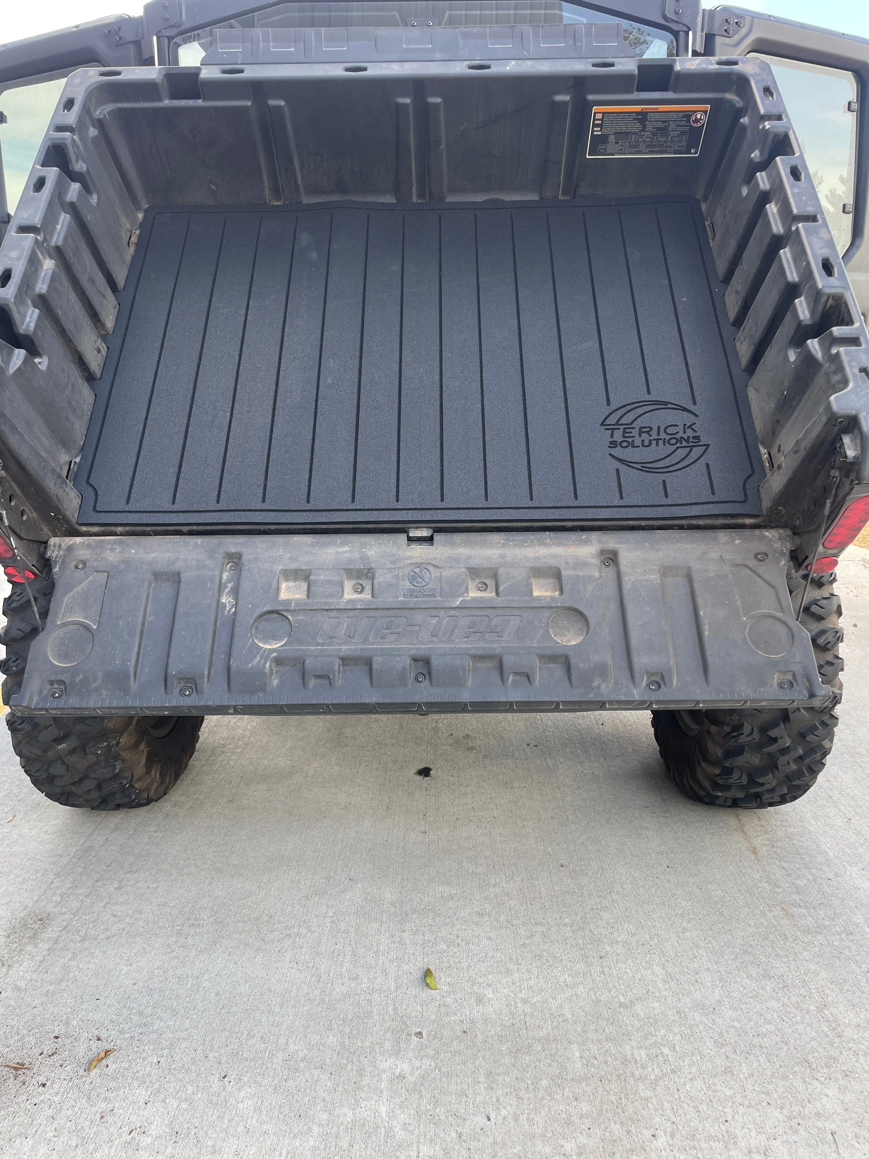 Can-Am Defender Rubber Floor Mats - Custom Fit + Insulation (2016-2025) - Image 4