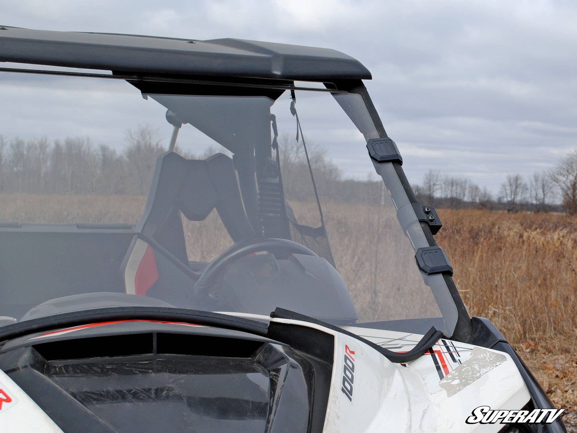 SuperATV Can-Am Maverick Full Windshield — Scratch Resistant - 2013-2018 - Image 3