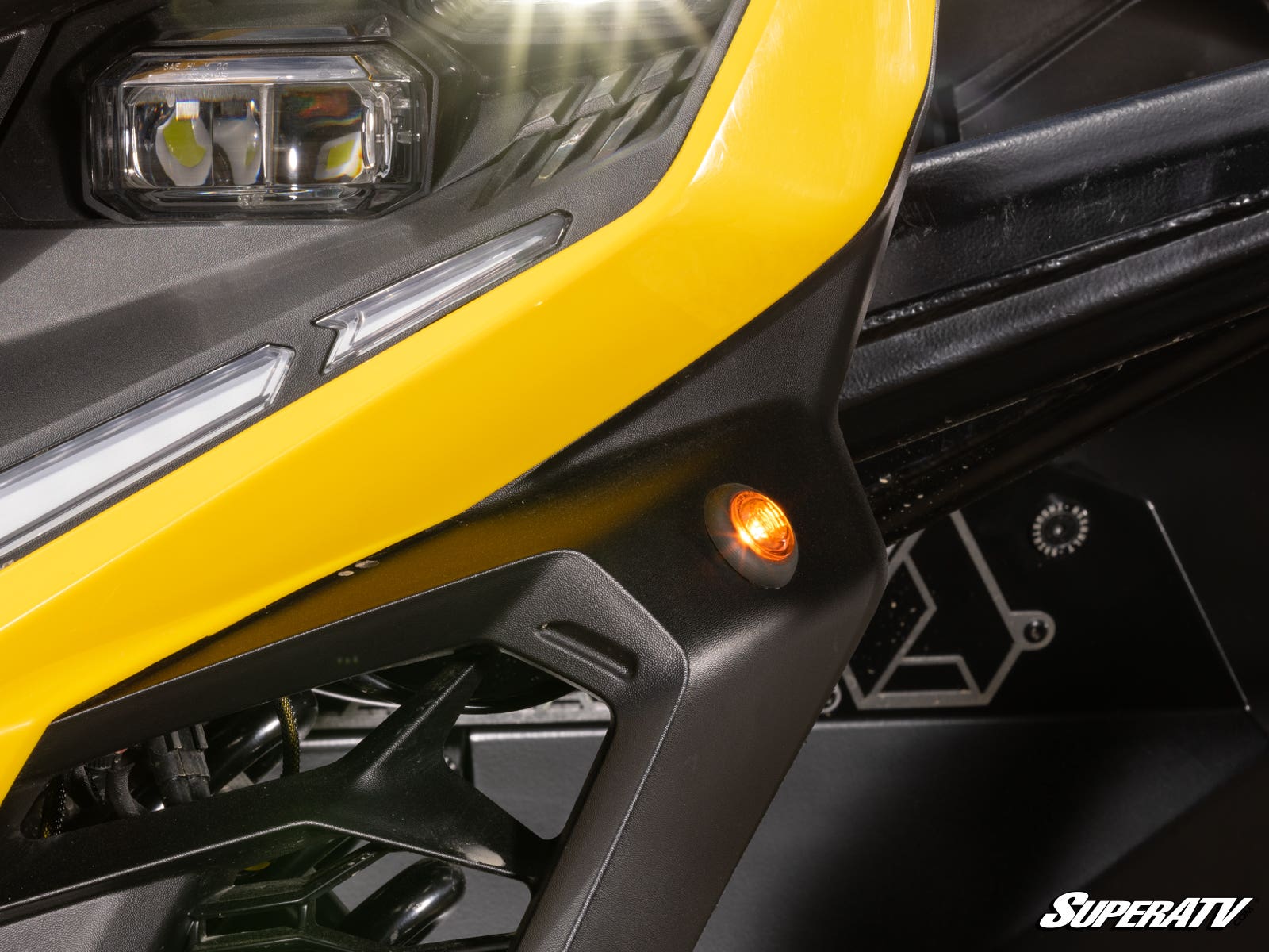 SuperATV Can-Am Maverick R Deluxe Self-Canceling Turn Signal Kit - Advanced Safety + Seamless Integration (2024+) - Image 5
