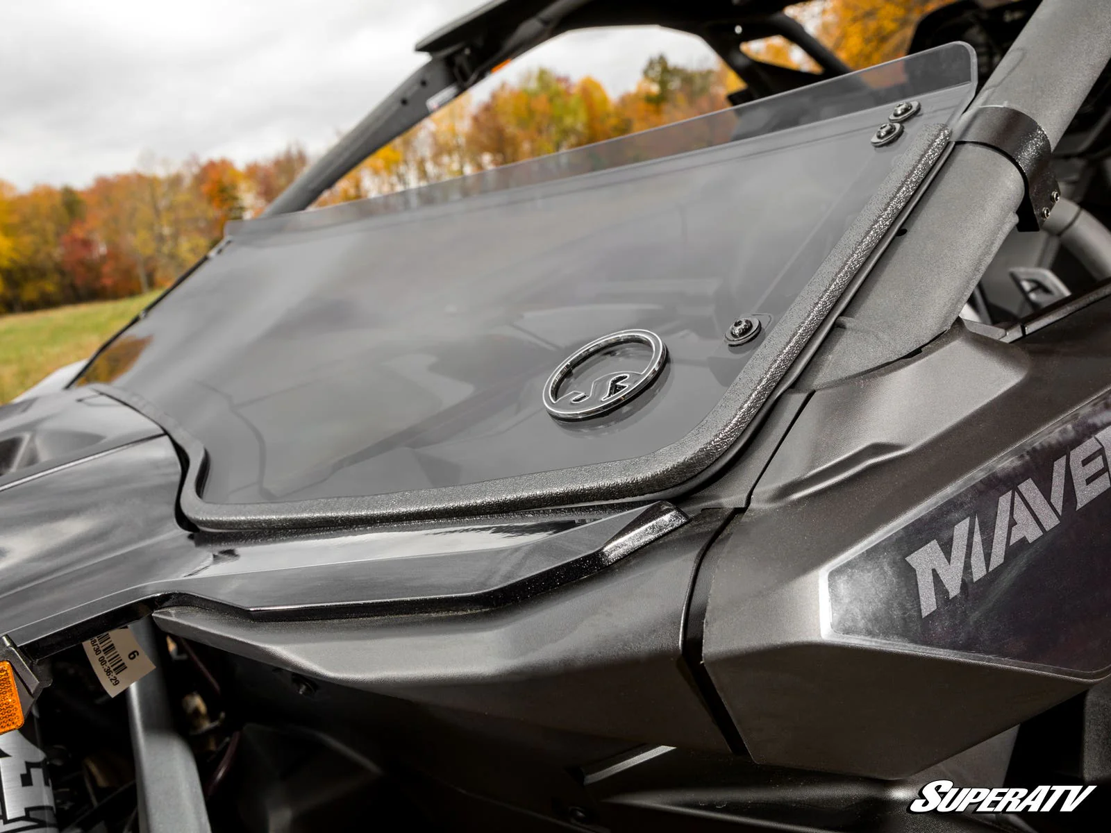 SuperATV Can-Am Maverick R Half Windshield - Scratch-Resistant + Durable (2024+) - Image 4