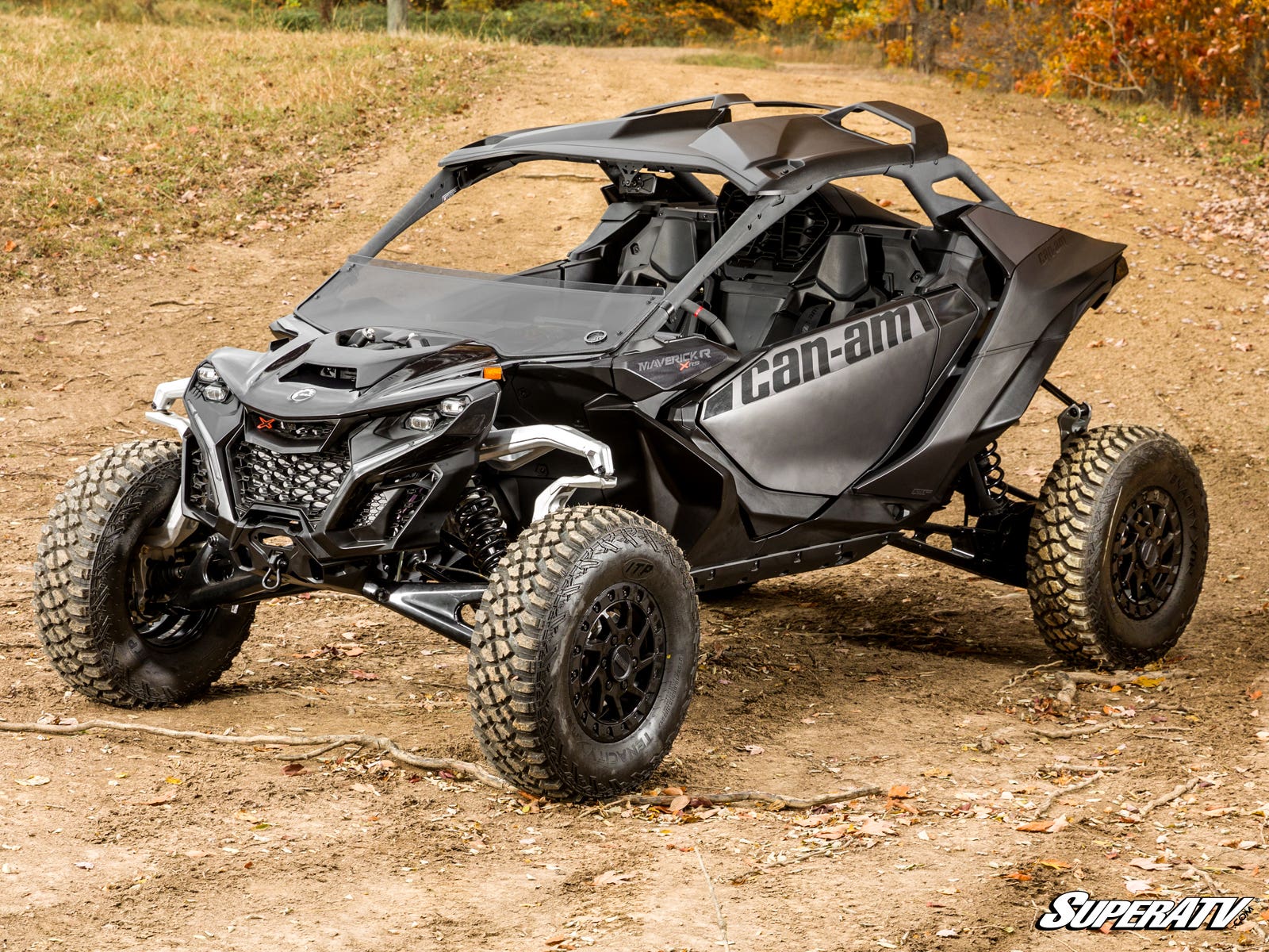SuperATV Can-Am Maverick R Half Windshield - Scratch-Resistant + Durable (2024+) - Image 6