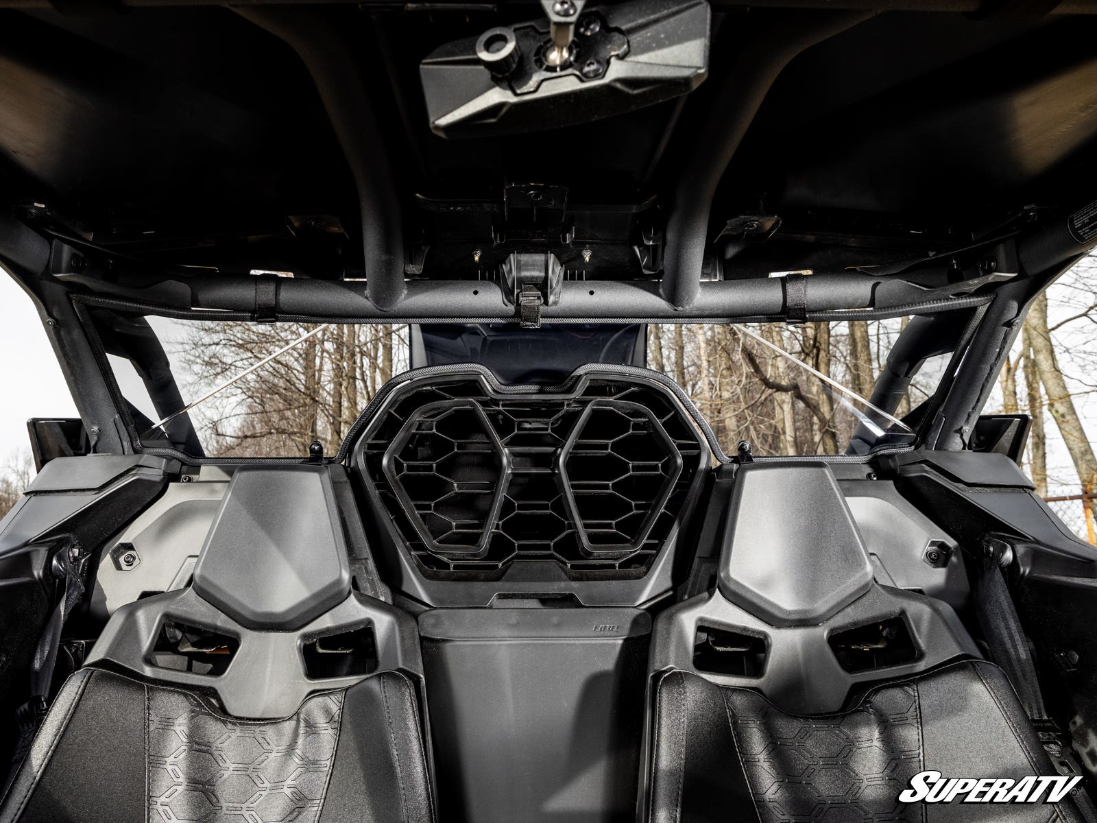 SuperATV Can-Am Maverick R Scratch-Resistant Rear Windshield - Unmatched Durability + Dust Protection (2024+) - Image 8
